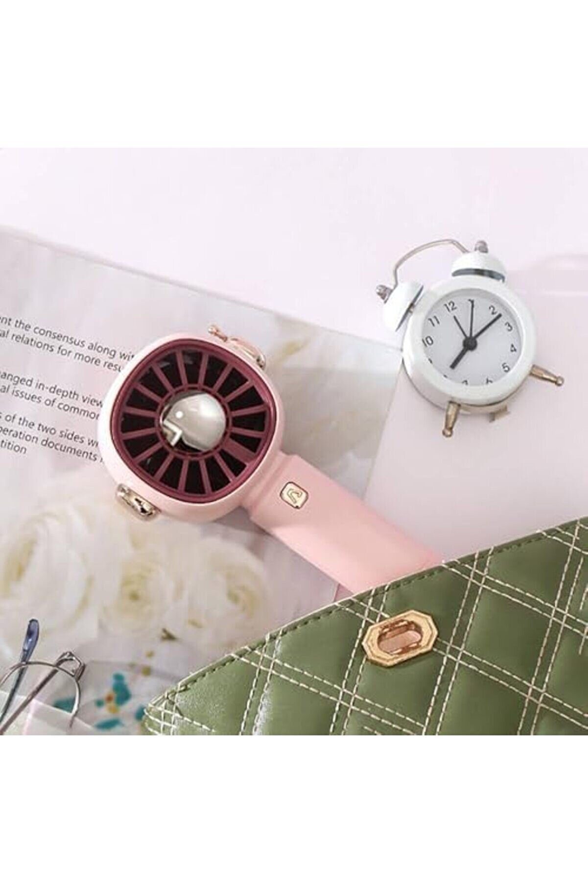 Modashi̇ne Zb102 Mi̇ni̇ Portati̇f Soğutucu Fan El Fanı (Beyaz) Modascope 1014773