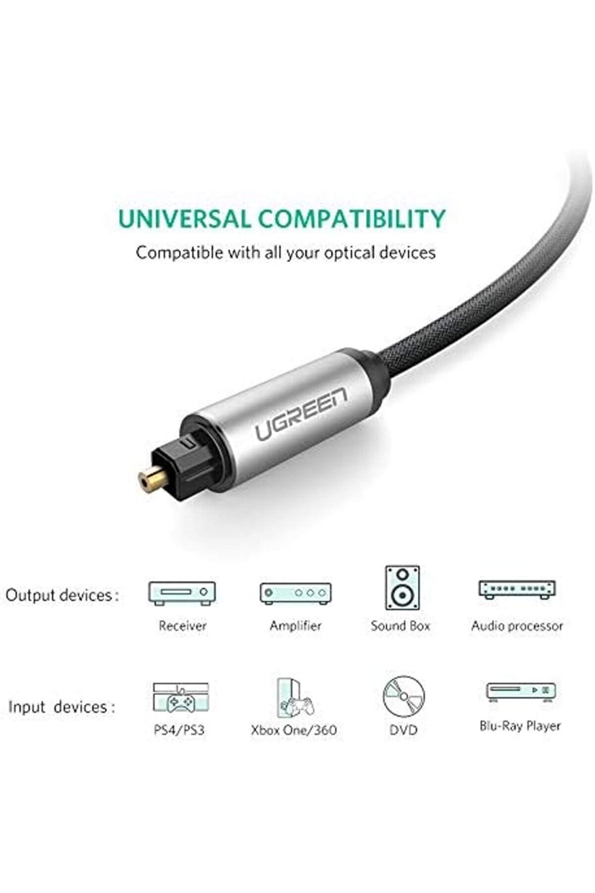 5.1 Tosli̇nk Opti̇k Ses Kablosu 2 Metre 1014773