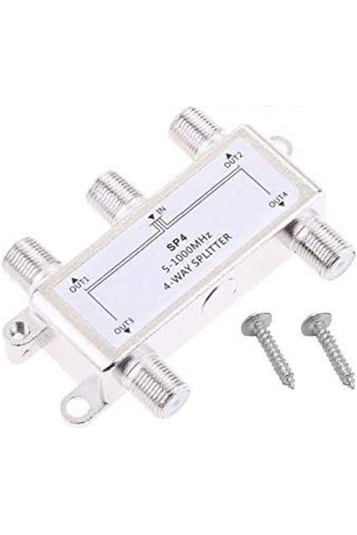 STOREMAX elizzashop 2048 Uydu 4'lü Splitter Kablo Tv Rg6 Anten Çanak Çoklayıcı Dağıtıcı 3D HD SD Yayınla