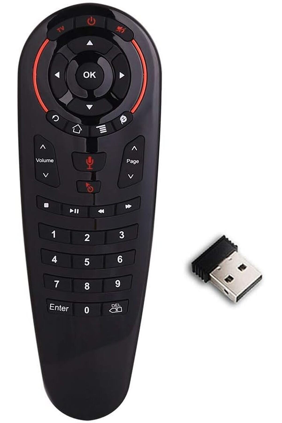 STOREMAX modashine Remote Control, G30 Voice Remote Control 2.4G Air Mouse IR Learning Gyro Sensing Remote mo