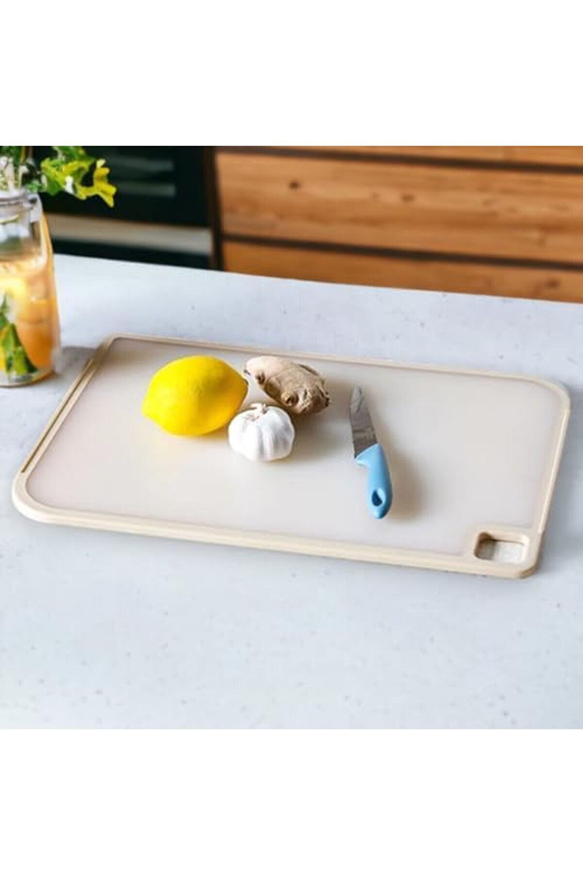 Fi̇ka Kesme Tahtası Büyük 305 * 445 * 9 Mm Bej 1014773