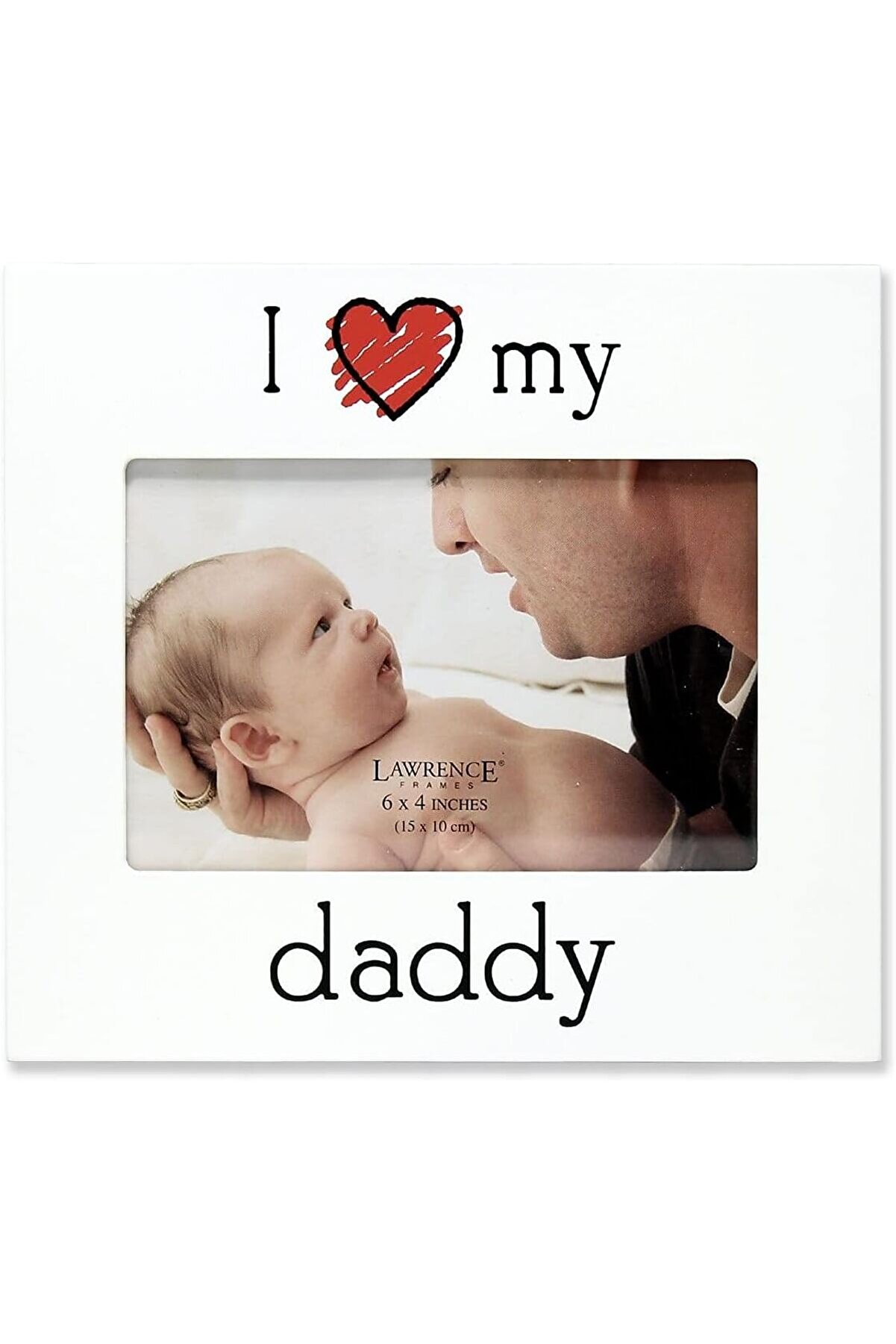 STOREMAX Frames 'I My Daddy' Resim Çerçevesi, 15,6 x 10,5 cm, Beyaz 1014773