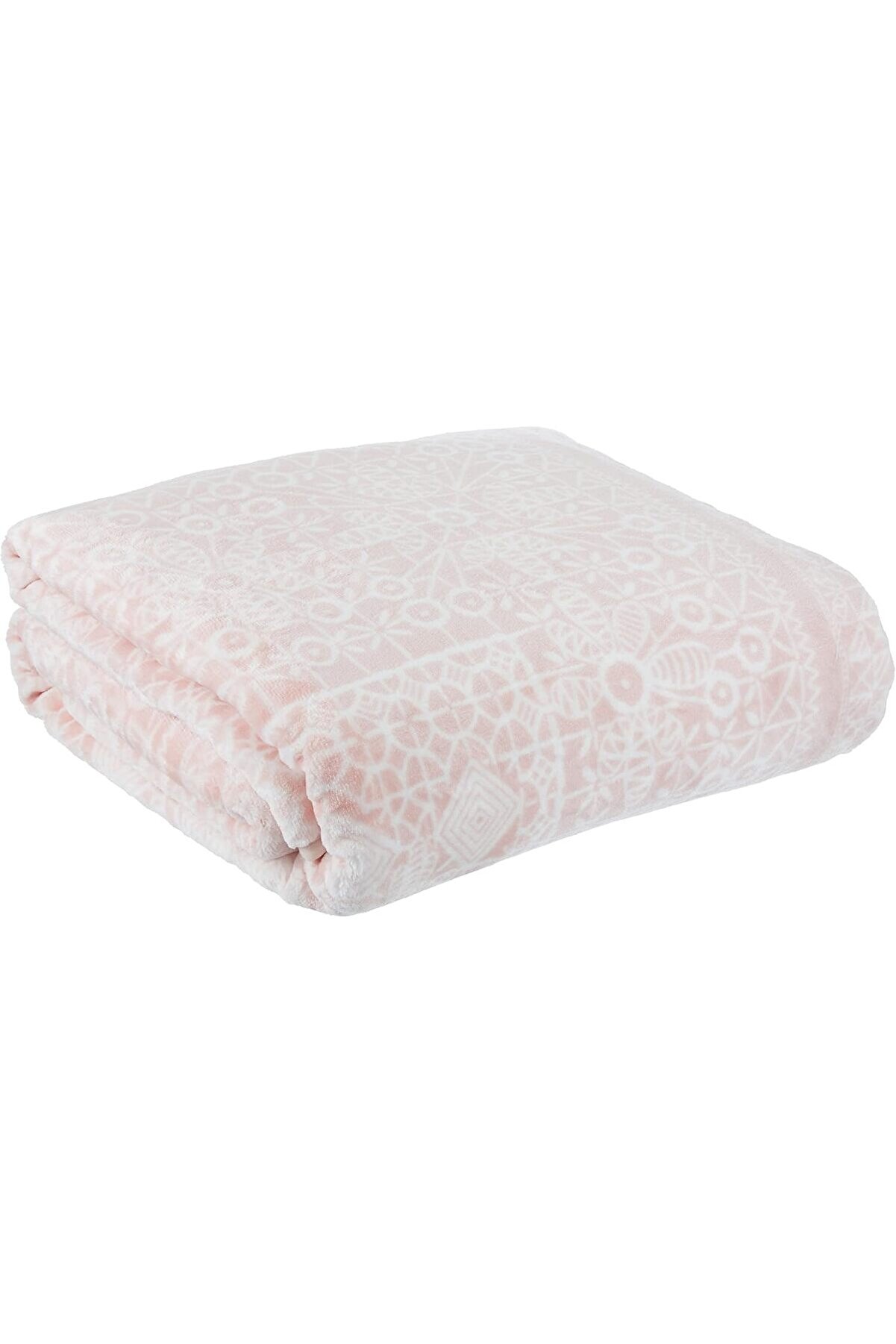 Fabi̇an Geometri̇k Desenli̇%100 Battani̇ye, Pembe, &Ccedil;i̇ft Ki̇şi̇li̇k 1014773