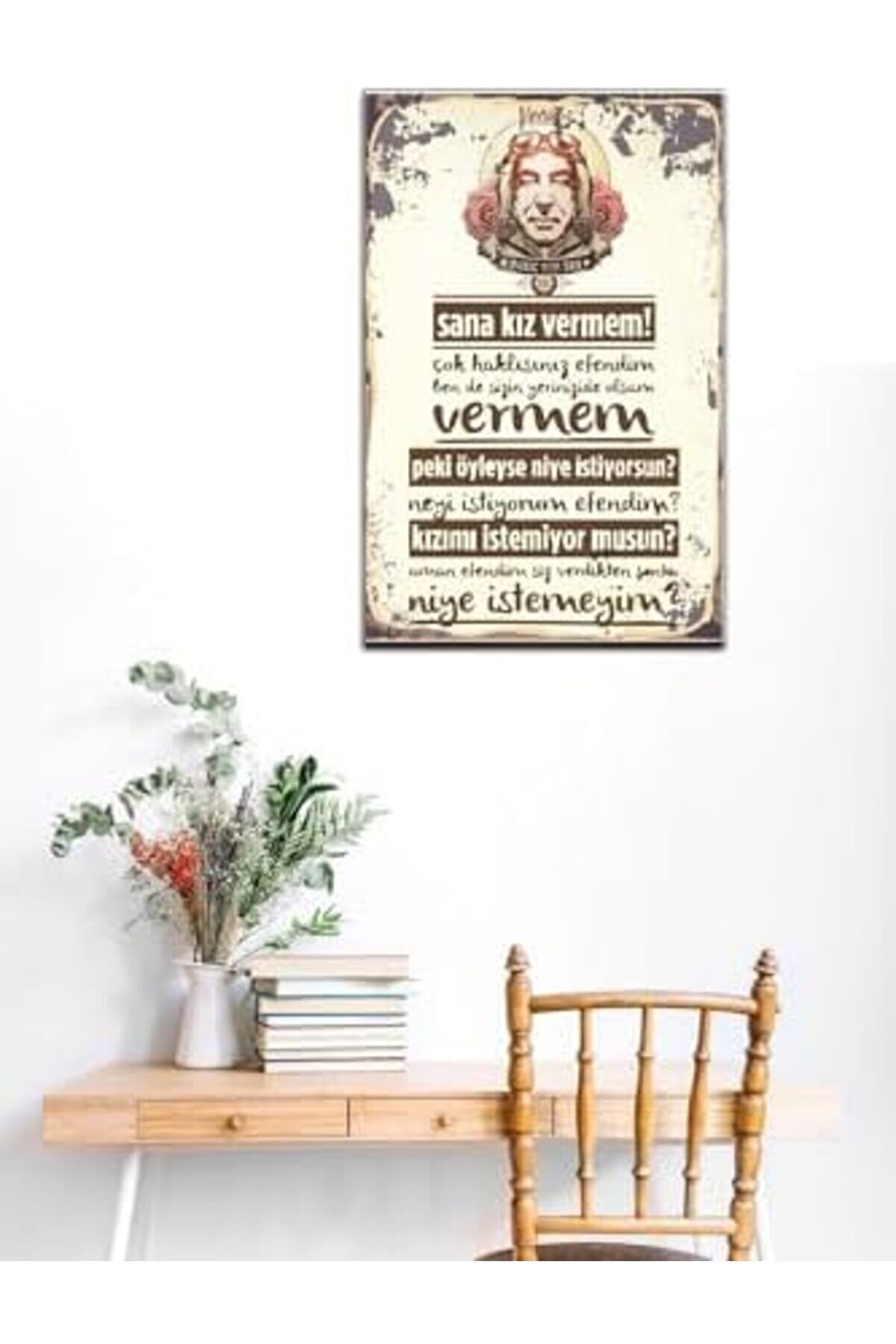 Şener Şen Repli̇k Retro Drtr0100 Ahşap Mdf Tablo 1014773