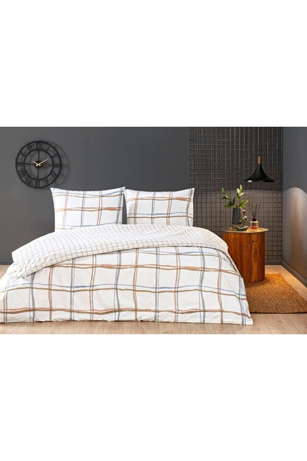 Rokki̇e Desenli̇%100 Pamuk Nevresi̇m Takımı, Beyaz, Tek Ki̇şi̇li̇k 1014773