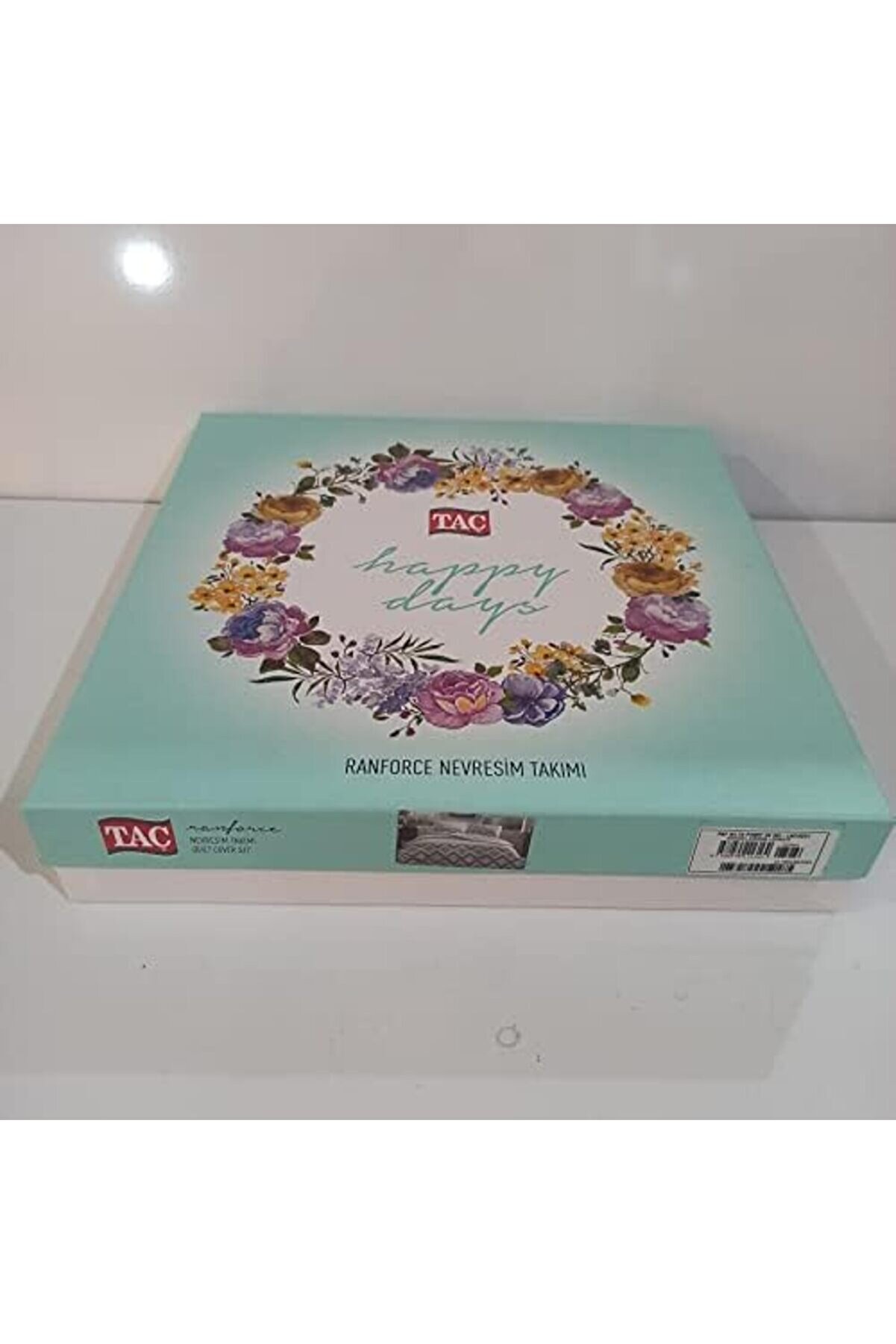 Perry Ranforce Geometri̇k Desenli̇%100 Pamuk Nevresi̇m Takımı, Laci̇vert, Çi̇ft Ki̇şi̇li̇k (Nevresi̇m 200X22