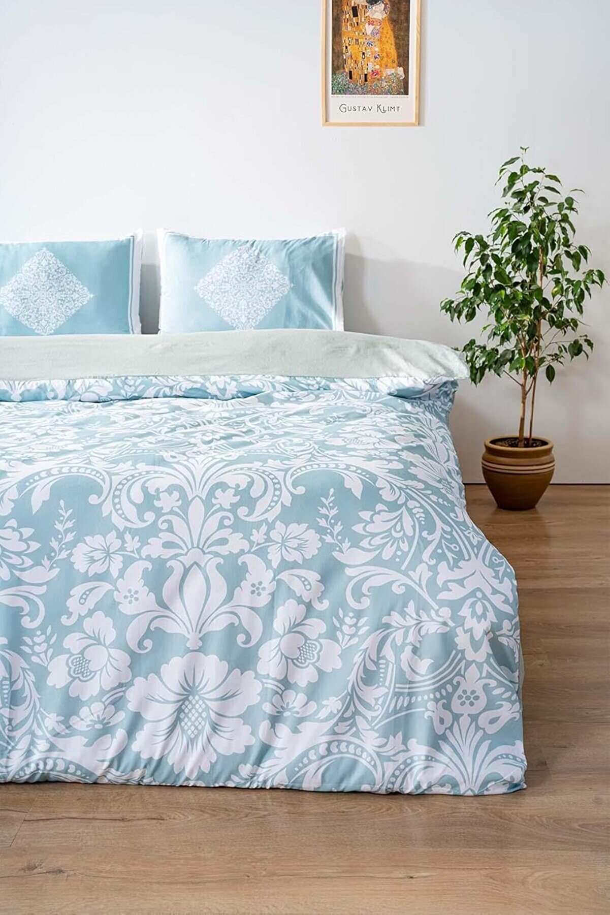 STOREMAX Saray Mint Yeşil Çift Kişilik Nevresim Takımı 1014773