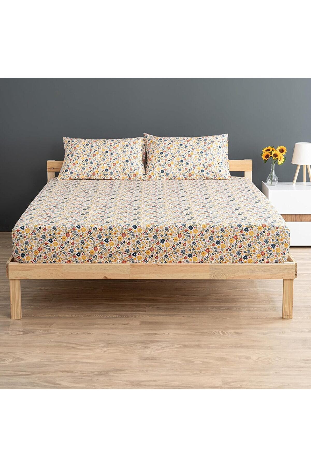 STOREMAX 100X200 Fited Çarşaf Seti, Sarı 1014773