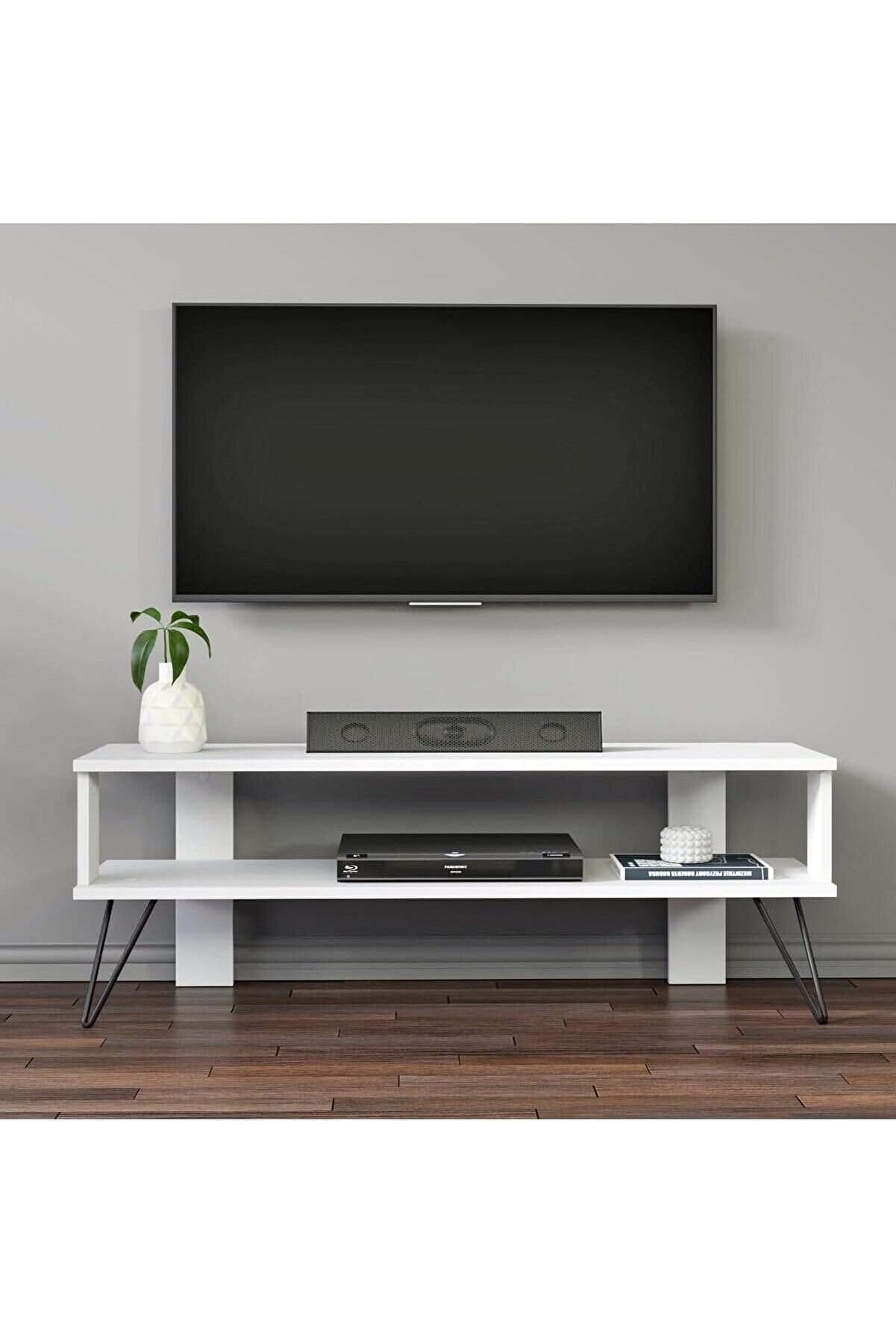 STOREMAX Tv Sehpası, Tv Ünitesi, Beyaz, Ev-Ofis 1014773