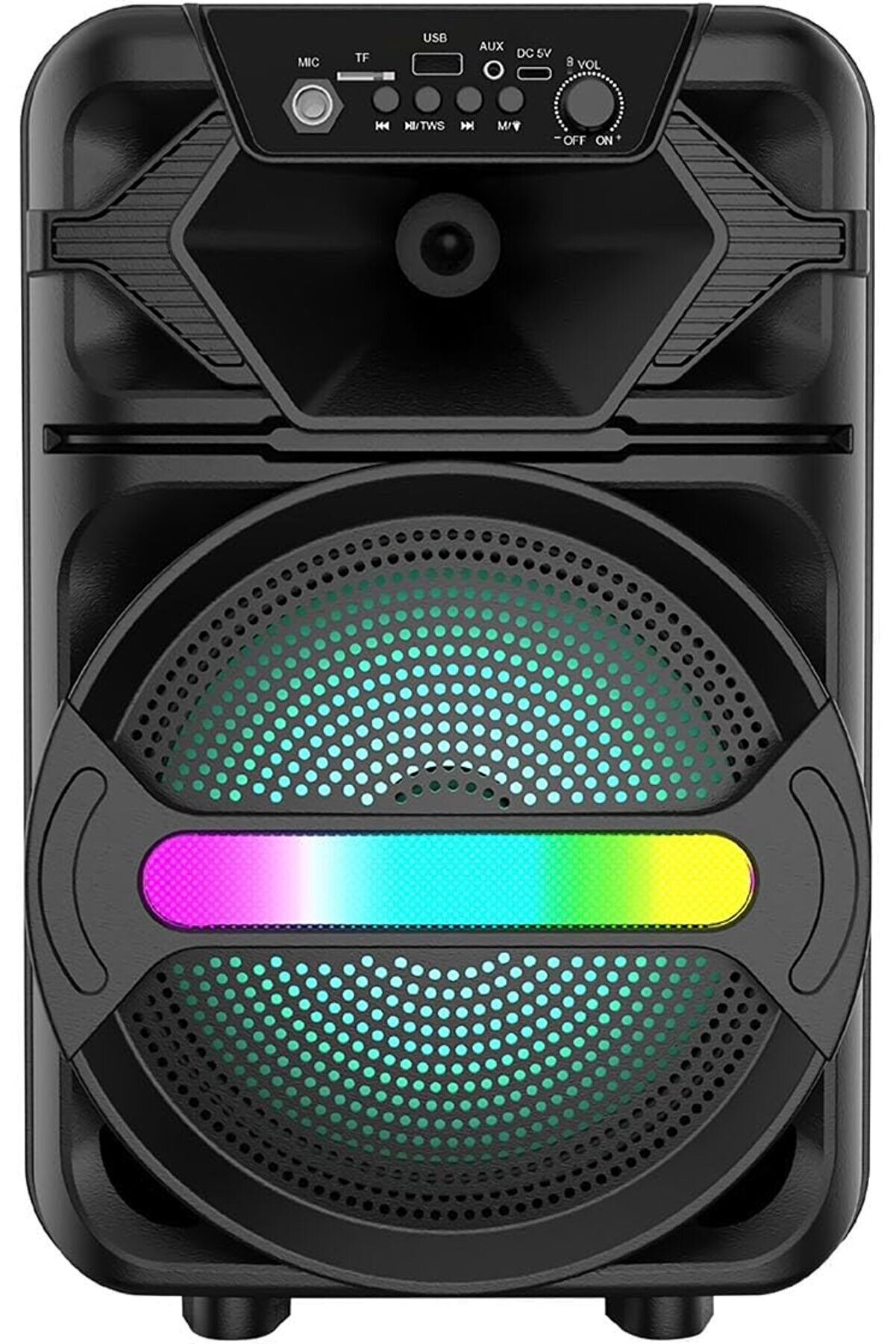 STOREMAX 20W 2400 Mah Mikrofonlu Led Işıklı Taşınabilir Hoparlör BTS-410 1014773