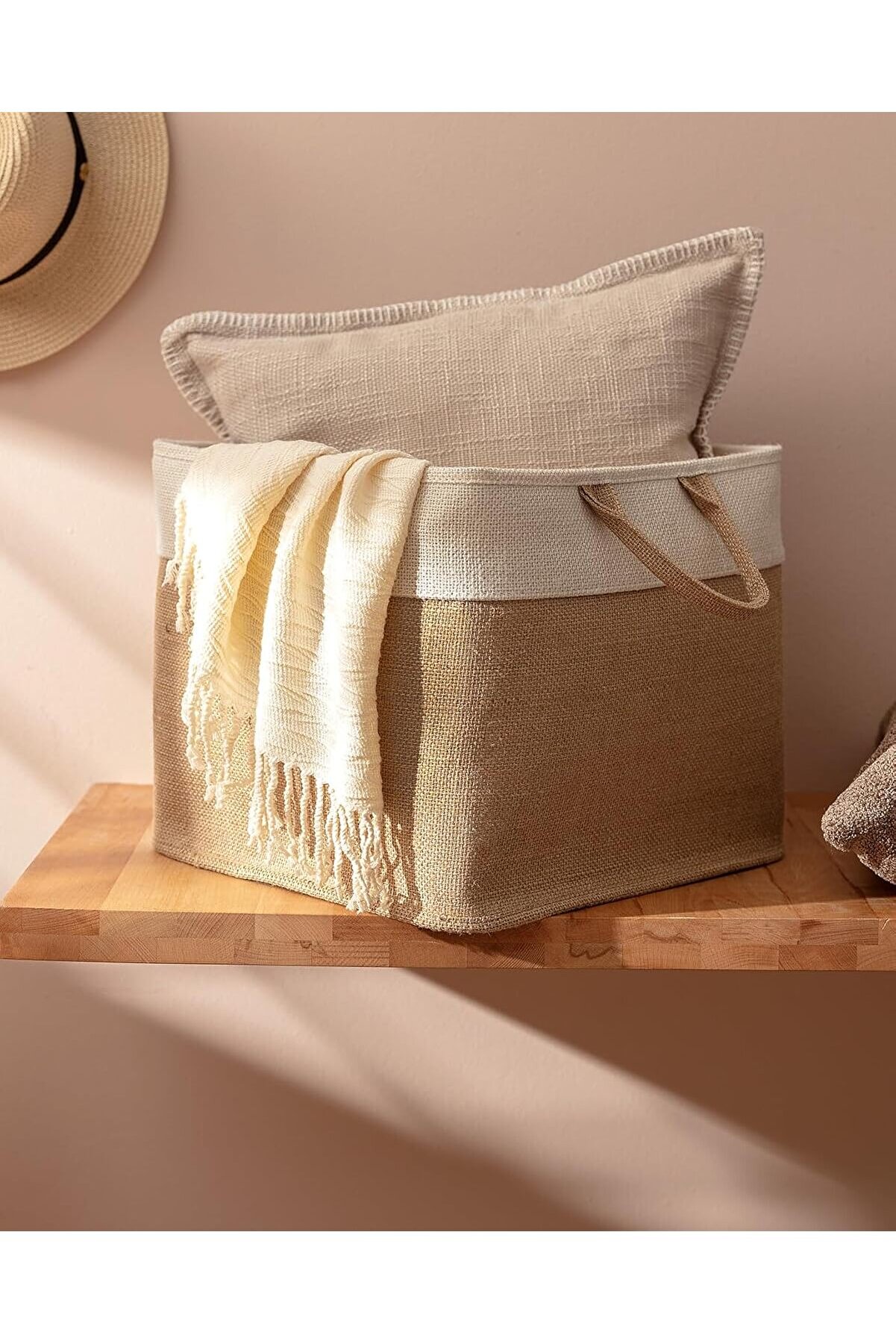 STOREMAX COCO Eva Kare Sepet, Bej, 33x33x30cm 1014773