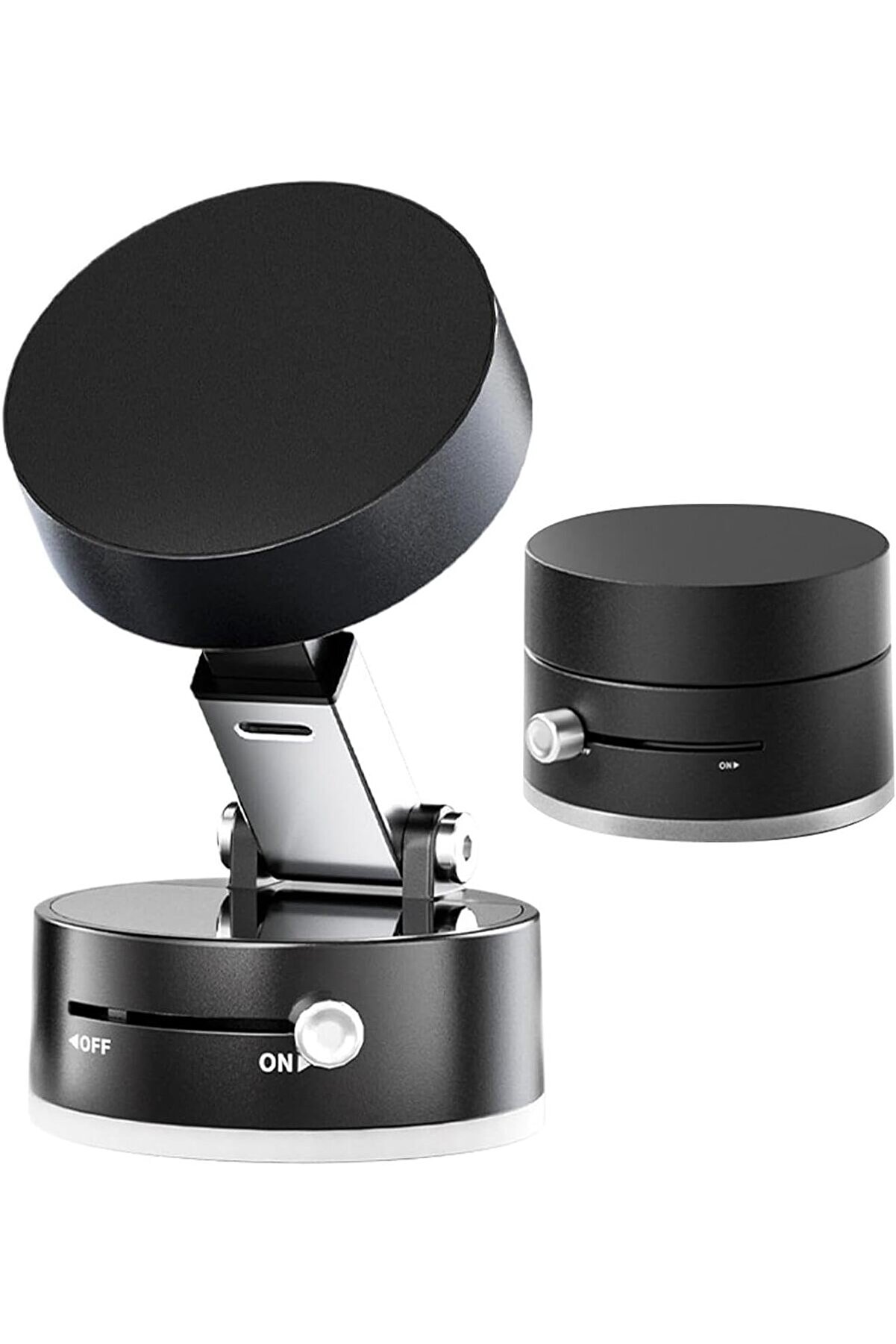 STOREMAX Kilitli Araç içi Telefon Tutucu Manyetik Mıknatıslı iPhone İle Uyumlu İster Evde İster Arabada İster