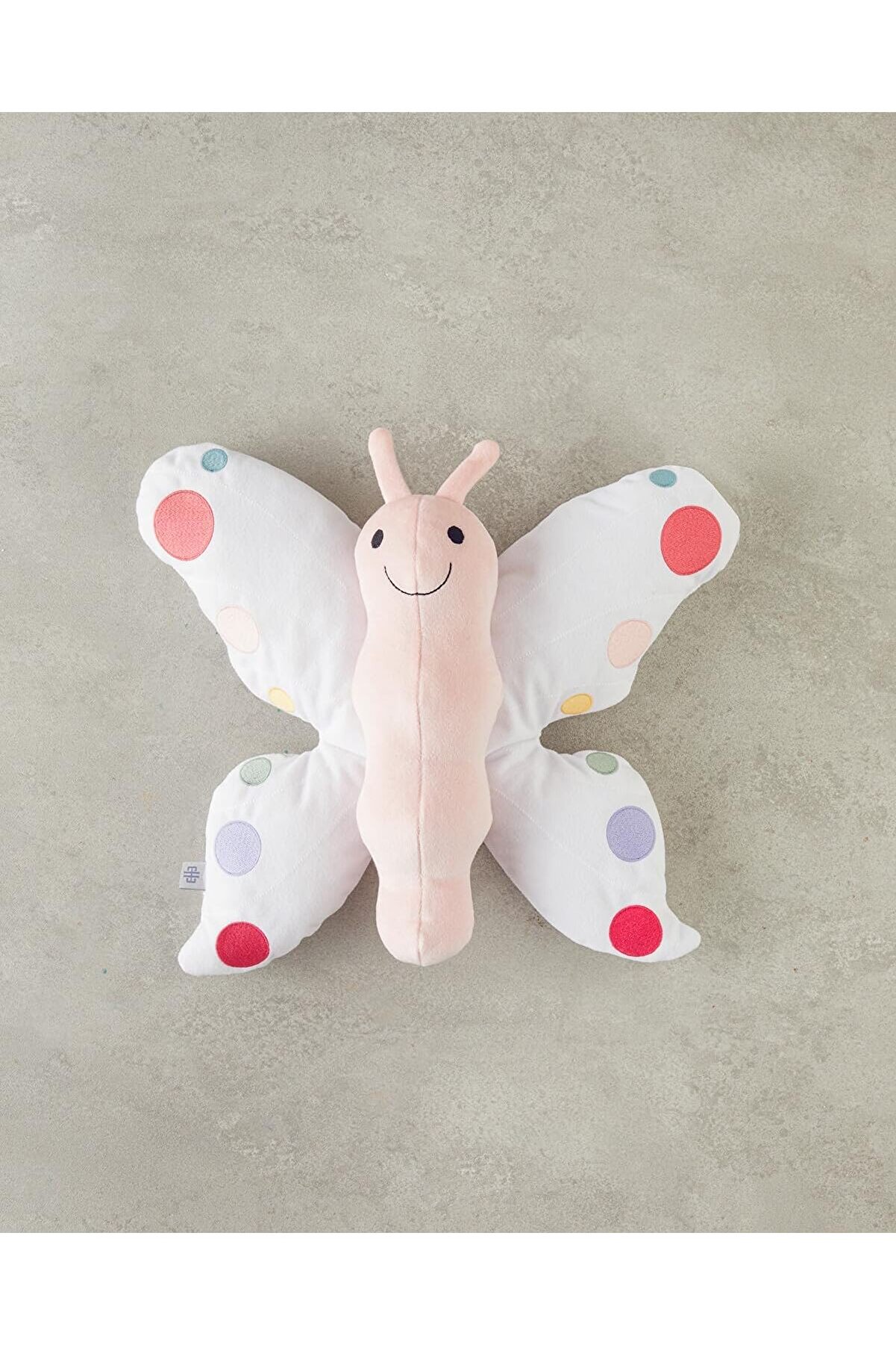 STOREMAX Butterfly Bebe Dekoratif Kırlent 40 cm Beyaz 1014773