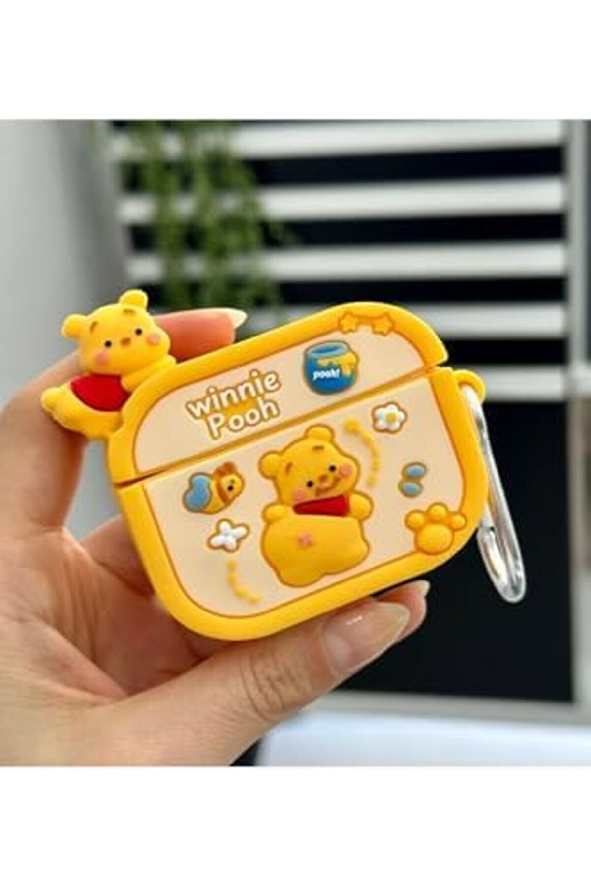Nesi̇l İle Uyumlu Özel Tasarım Oyuncaklı Kalın Si̇li̇kon Kılıf - Sarıwi̇nni̇e 1014773