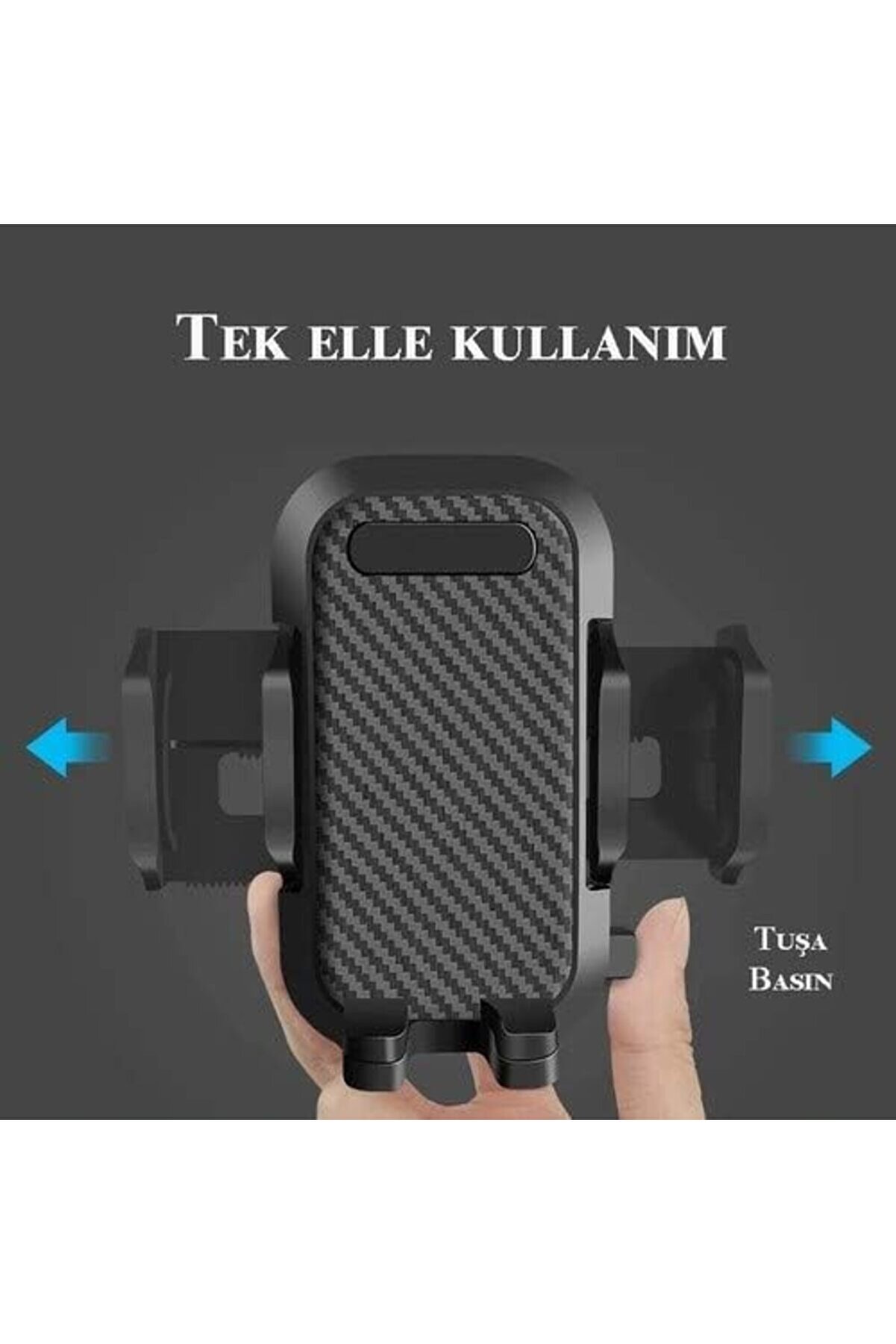 Htt-12 Otomati̇k Kli̇psli̇ Araba Telefon Tutacağı, Si̇yah 1014773
