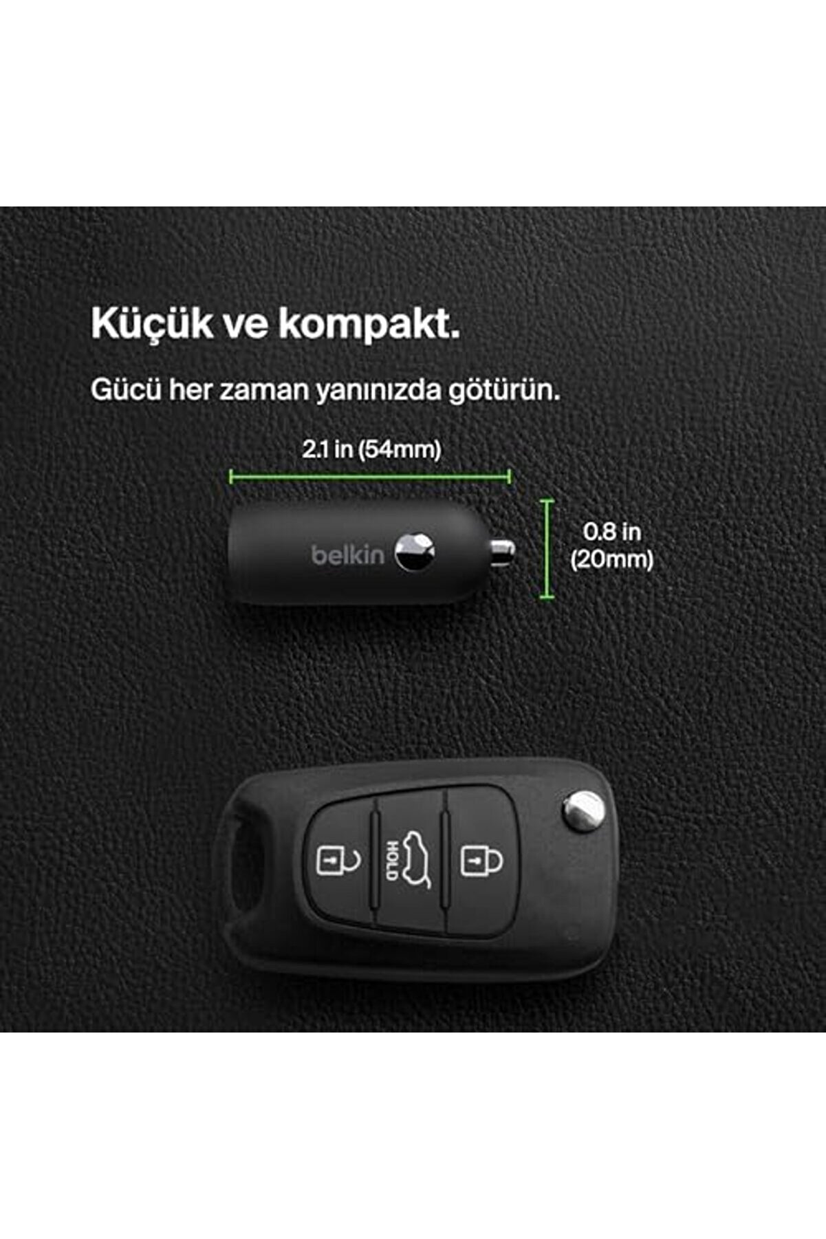 Boostcharge 30W Hızlı Ara&ccedil; Şarj Ci̇hazı, Usb-C G&uuml;&ccedil; Dağıtım Portlu Kompakt Tasarım, 16, 15, S23,, Vb.