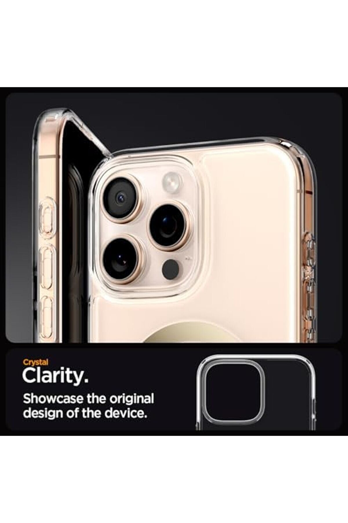 16 Pro İnce Kılıf Ultra Sararma Karşıtı Duraclear™ Hava Kanalı Teknoloji̇si̇™ Askeri̇ Sınıf Koruma Magf