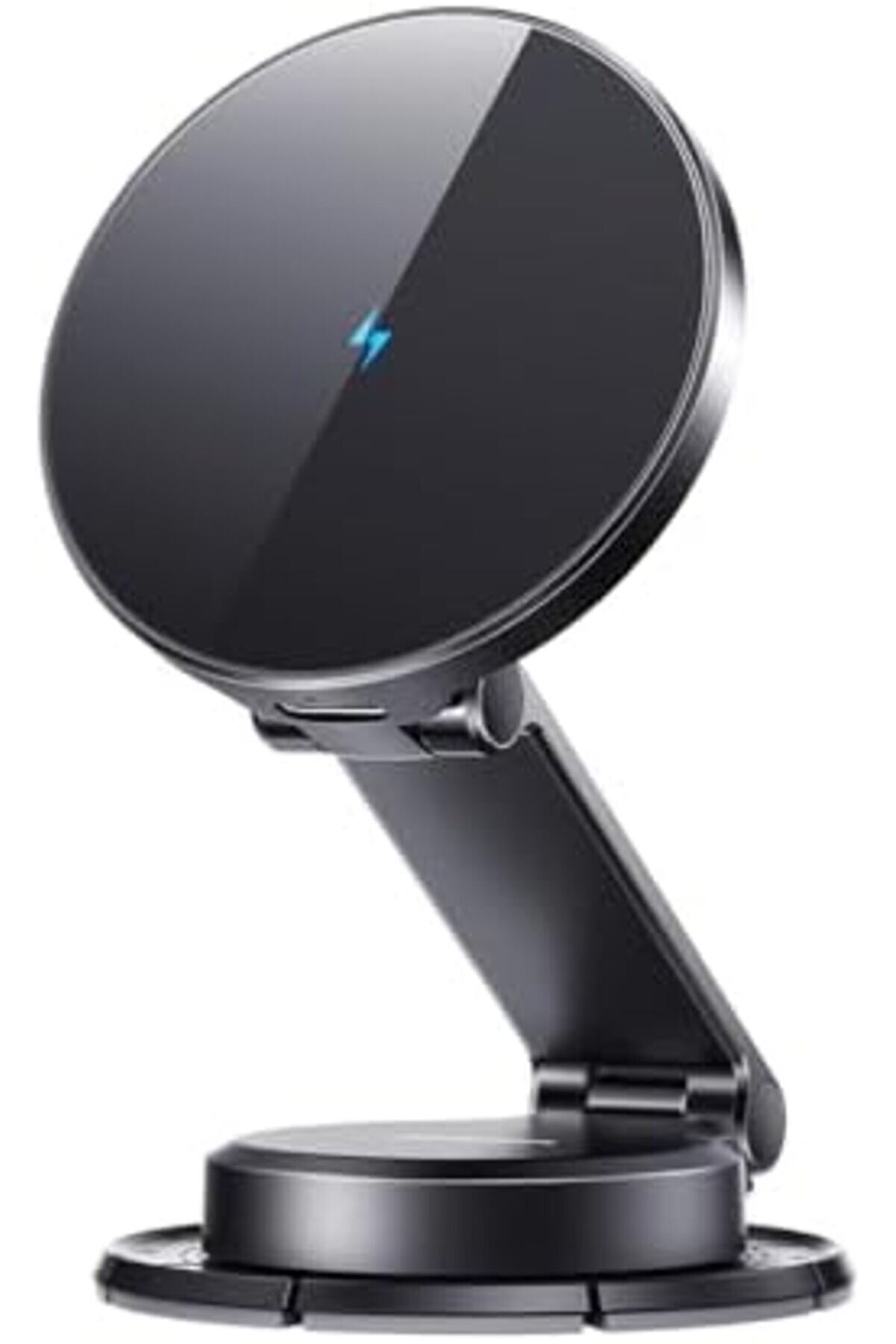 Shpsell Jr-Zs408 Manyeti̇k Araç Montajı N55 Güçlü Mıknatıs 15W Kablosuz Şarj 360 ° Rotasyon Katlanabi̇