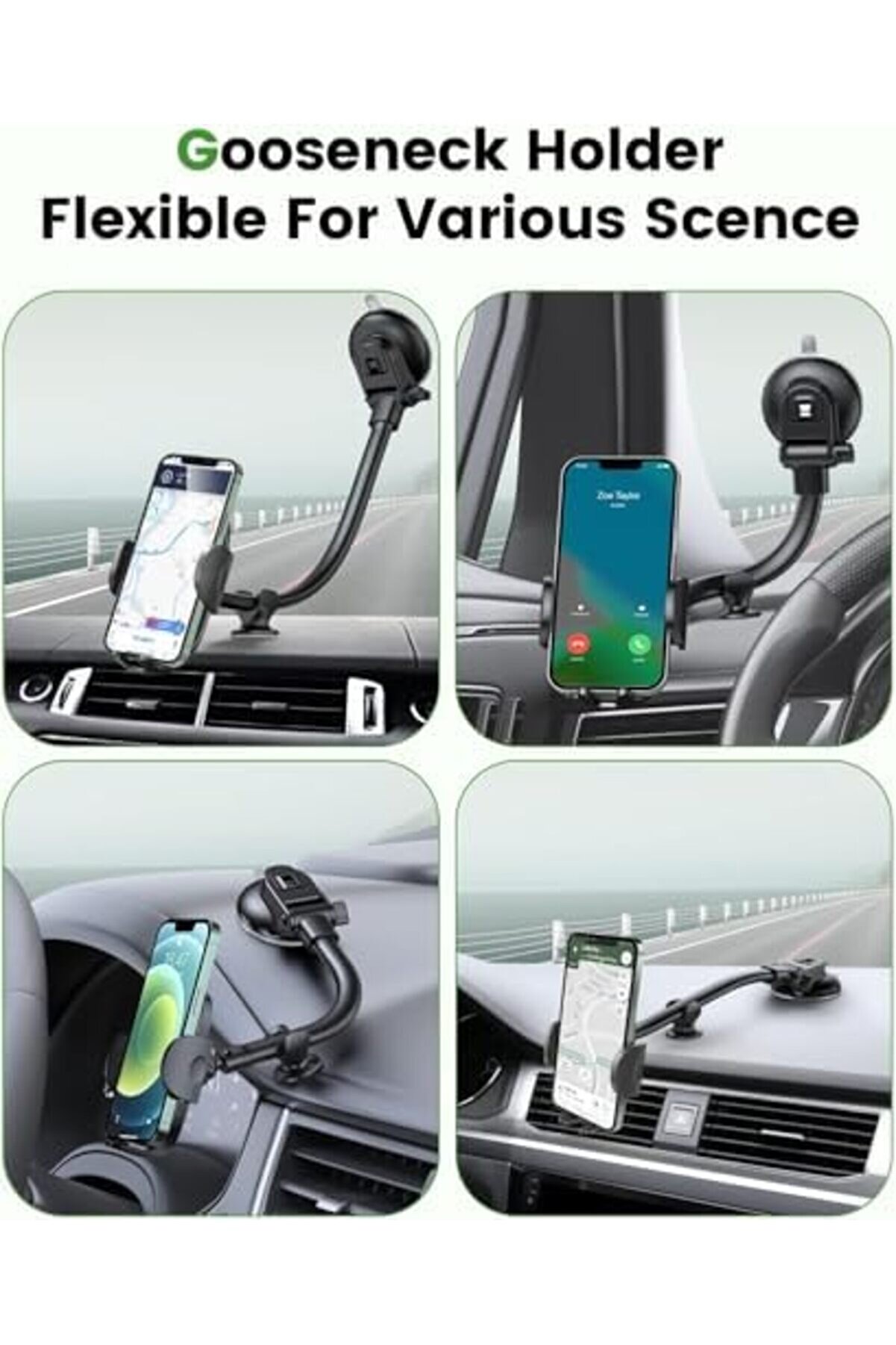 Xpl370 Araç Telefon Tutucu Süper Vakum Uzun Ve Elasti̇k Yapı İle Tamamen Özgür İmkanı Veri̇r Destek Ko