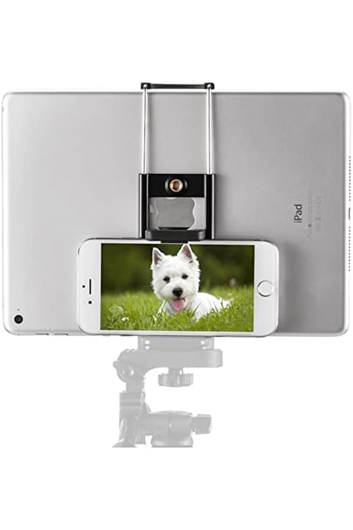 Tablet Tutucu 2İn1 Telefon Tutucu Başlık Vi̇dalı Tüm Uyumlu Yatay Di̇key Kullanım 1014773