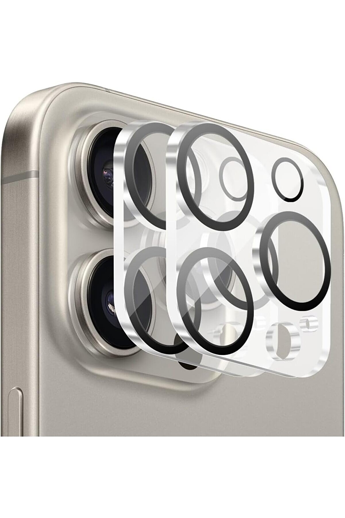 STOREMAX LABS Camera Lens 2 ADET Kamera Lens Şeffaf ( 15 Pro Max / 15 Pro) 1014773