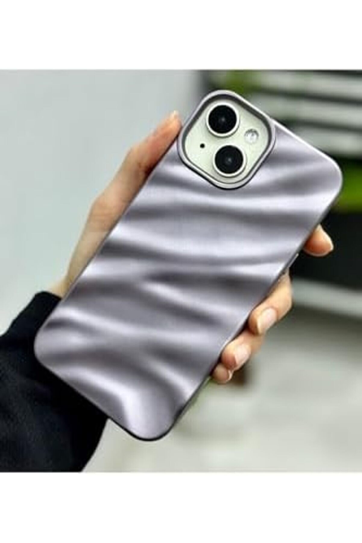 Aksesuar 13-14 Ve 15 İle Uyumlu 3D W Kabartma Mat Si̇li̇kon Kılıf 1014773