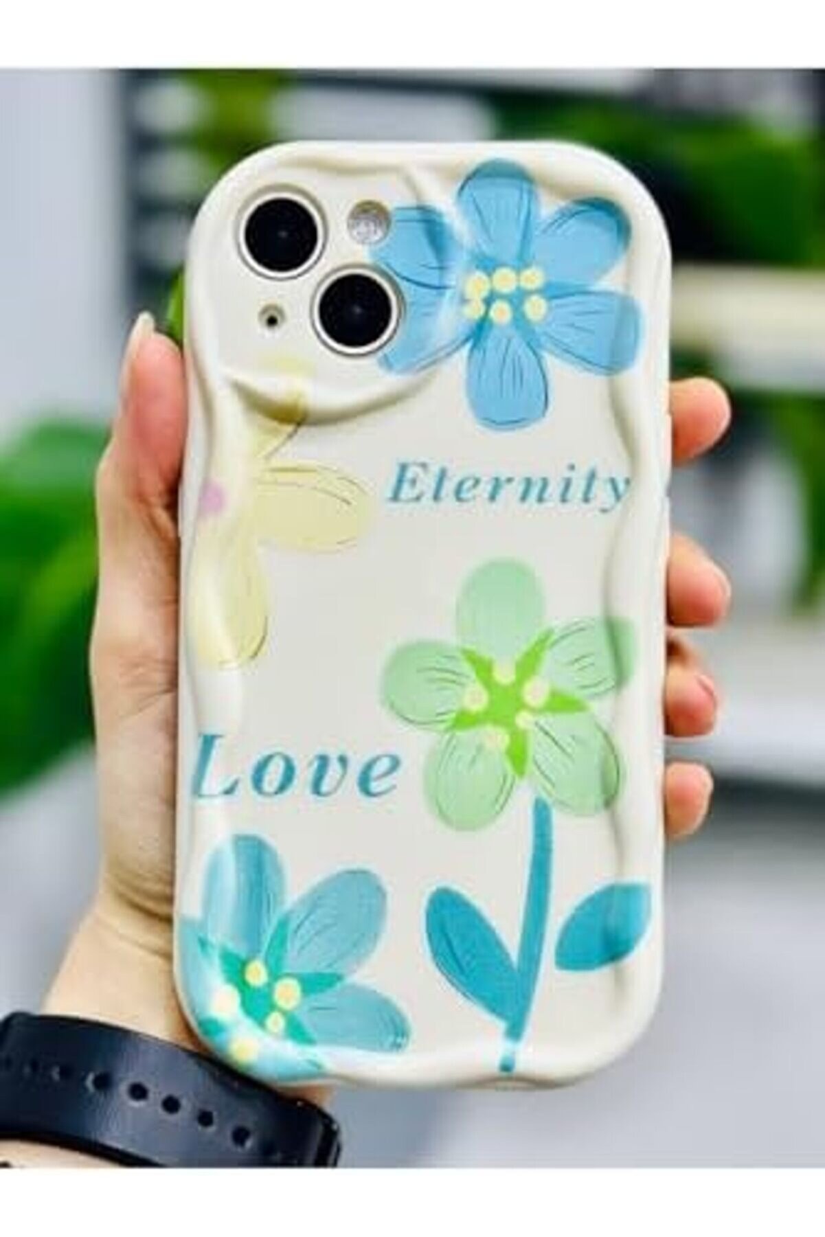 Pltnstoreshop Aksesuar Iphone 13 Ve 14 İle Uyumlu Eterni̇ty Baskı Desenli̇ Si̇li̇kon Kılıf Pltnstoreshop