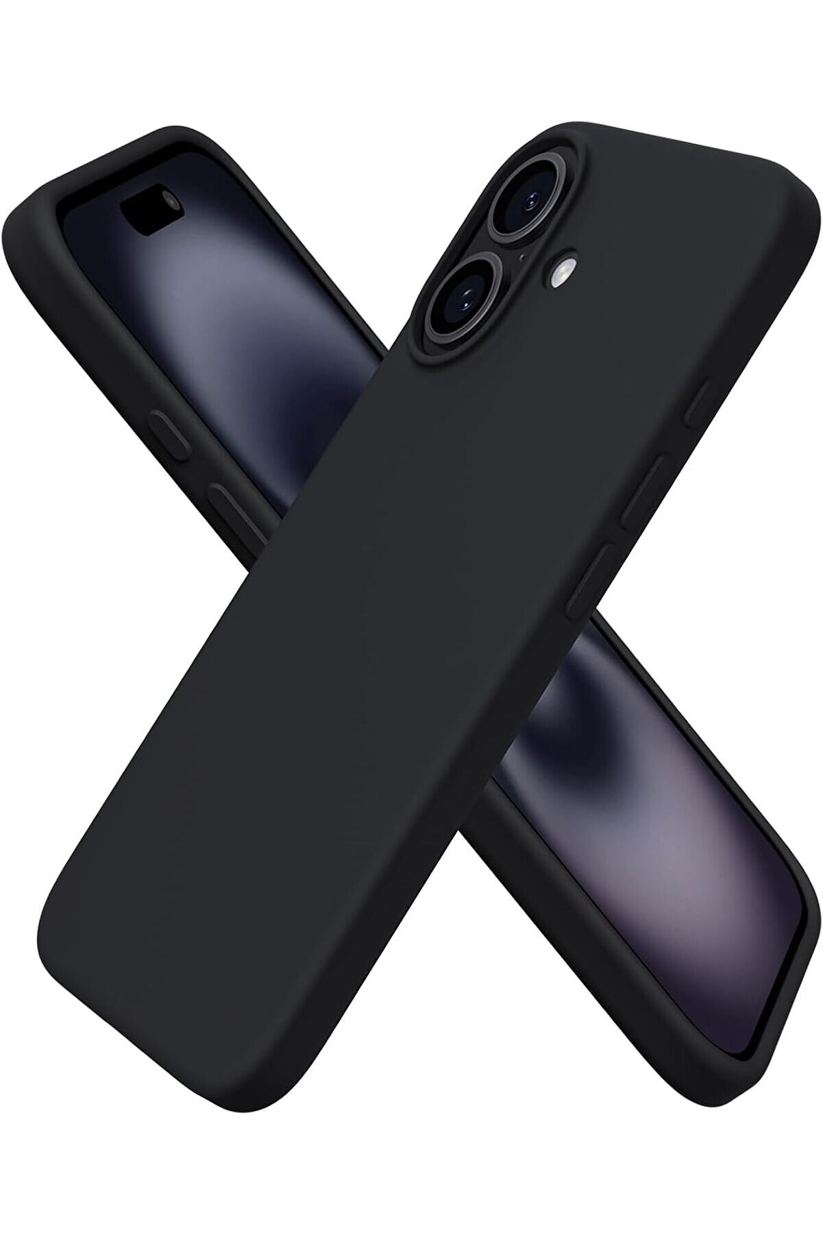 STOREMAX 16 Kılıfı 6.1" ile Uyumlu, Kaymaz Dış Yüzeyli Sıvı Silikon, 3 Katmanlı Tam Kaplamalı Yumuşak Jel Kau