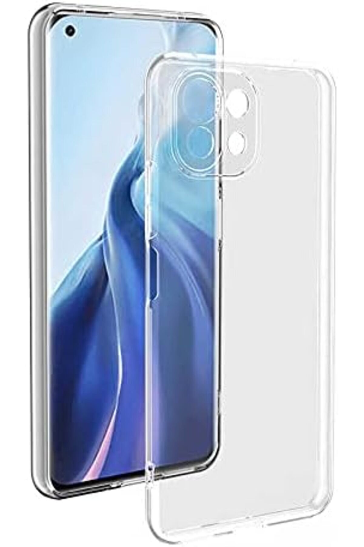 STOREMAX Mi 11 Lite Kılıf Süper Silikon, Renksiz 1014773