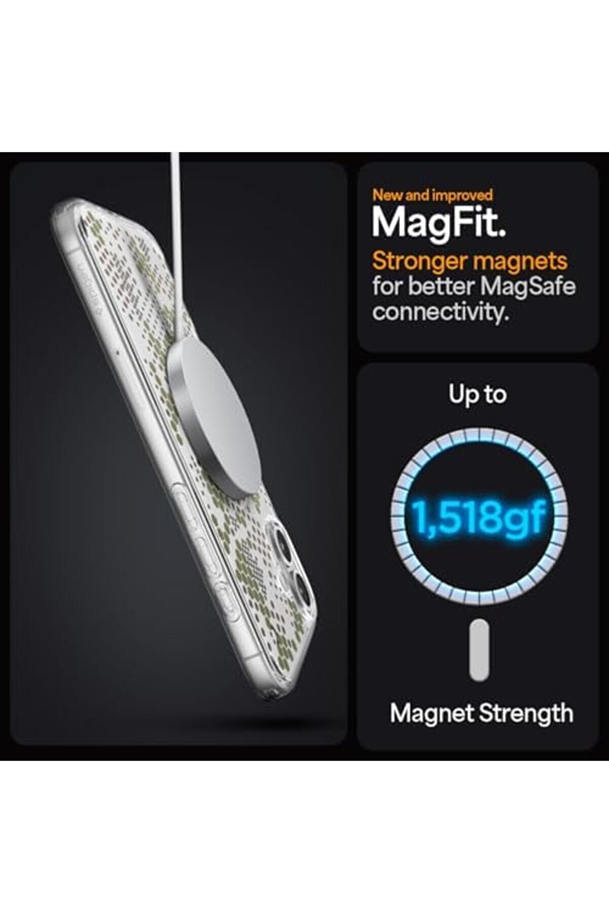 16 İnce Kılıf Ultra Sararma Karşıtı Duraclear&trade; Hava Kanalı Teknoloji̇si̇&trade; Askeri̇ Sınıf Koruma Magfi̇t C