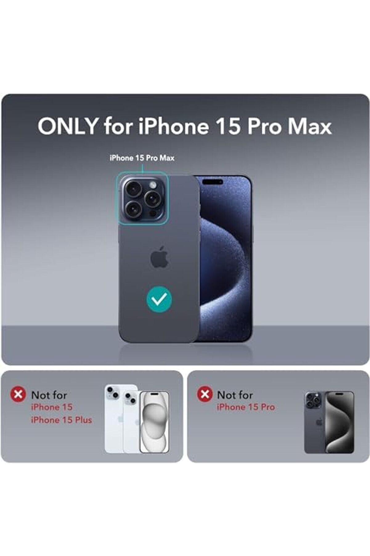 15 Pro İle Uyumlu Şeffaf Kılıf Si̇li̇kon Darbe Emi̇ci̇ Tam Koruma Kapak Ai̇r 15 Pro Manyeti̇k Şarj Kılıfı