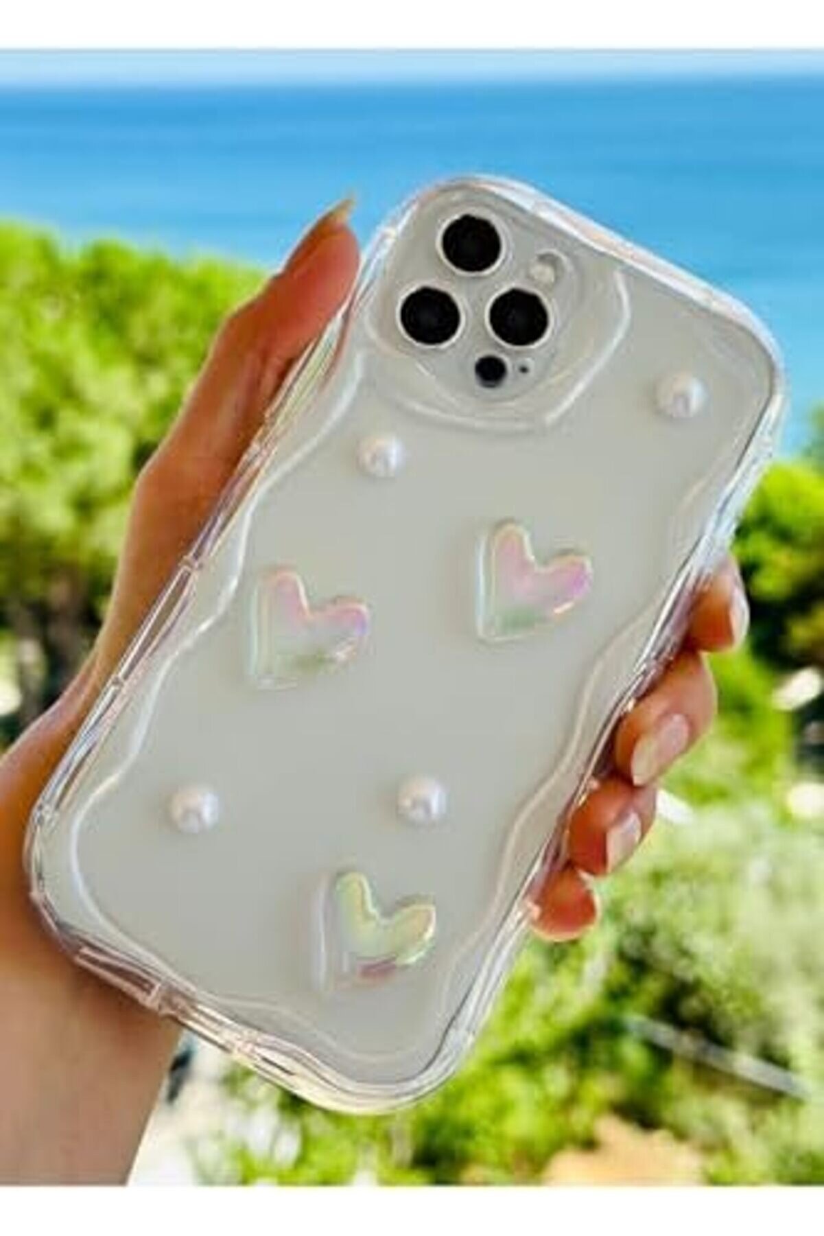 Aksesuar Iphone 12 Ve 12 Pro İle Uyumlu Özel Inci̇ Tasarım 3D Oyuncak Tasarımlı Esnek Si̇li̇kon Kılıf