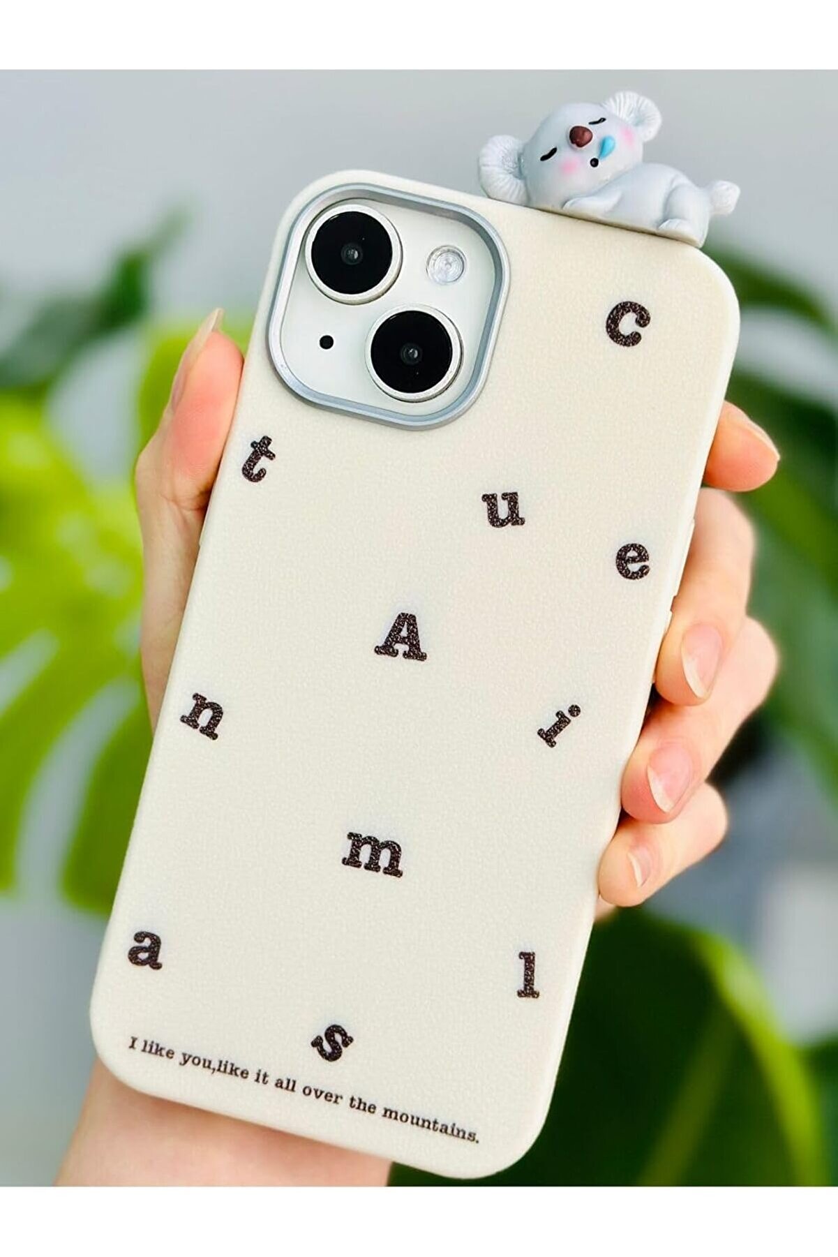 STOREMAX Aksesuar 14 - 15 ile Uyumlu Koala Tasarımlı Oyuncaklı Silikon Kılıf 1014773