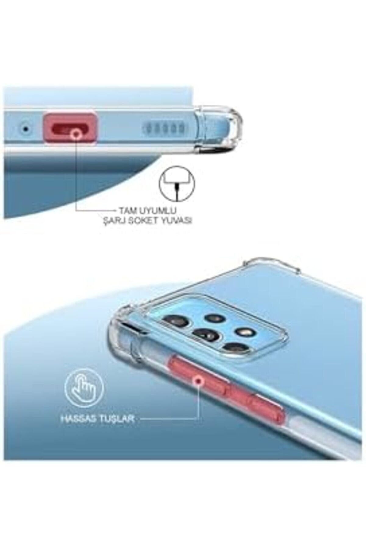 İleti̇şi̇m S24 Kapak Şeffaf Ai̇rbag Köşe Korumalı Si̇li̇kon Kılıf 1014773