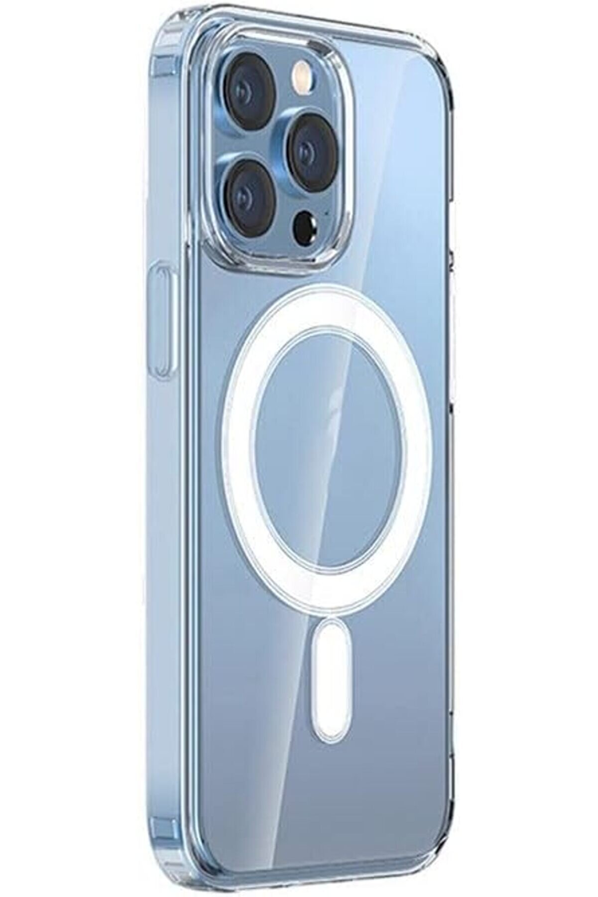 STOREMAX elizzashop İphone 14/14PRO/14MAX/14PROMAX Uyumlu Kablosuz Şarja Uygun Diamond Series Şeffaf Kılıflar