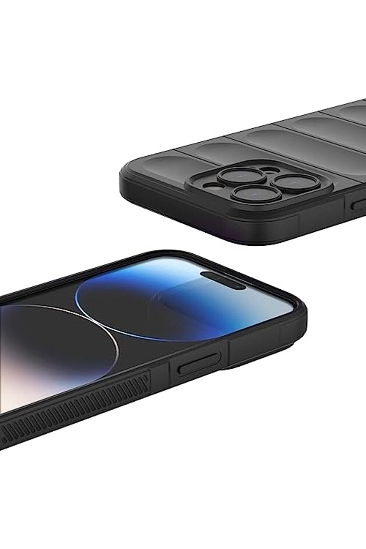 11 Kılıf - Boni̇c Parmak İzi̇ Bırakmayan, İ&ccedil;i̇ Kadi̇fe Yumuşak Sıvı Si̇li̇kon, Sert Kamera, Darbeye Karşı