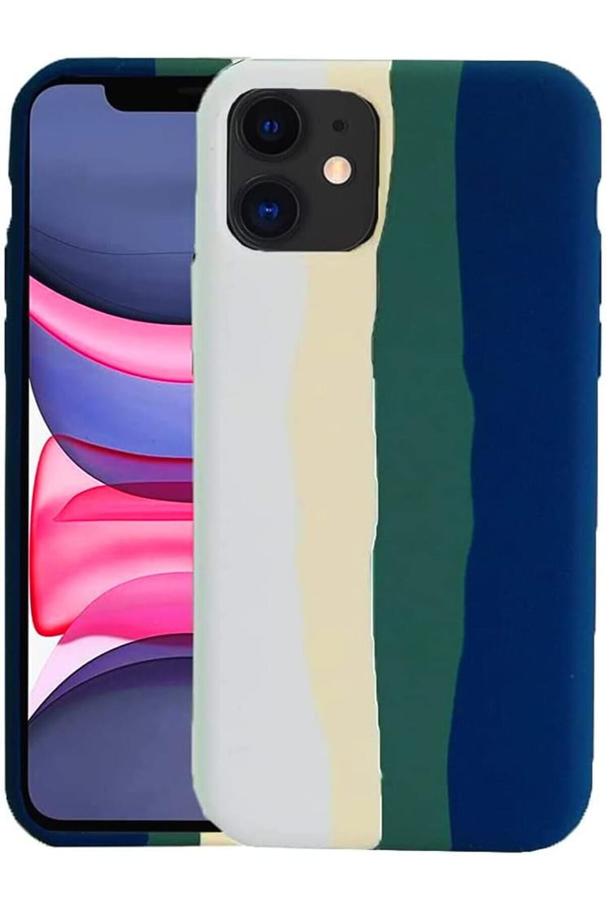 STOREMAX Renkli Desenli Kılıf 12 Pro Max İle Uyumlu Baskılı Kılıf Kadife İ&ccedil; Y&uuml;zey Leke Tutmaz Silinebilir Diz