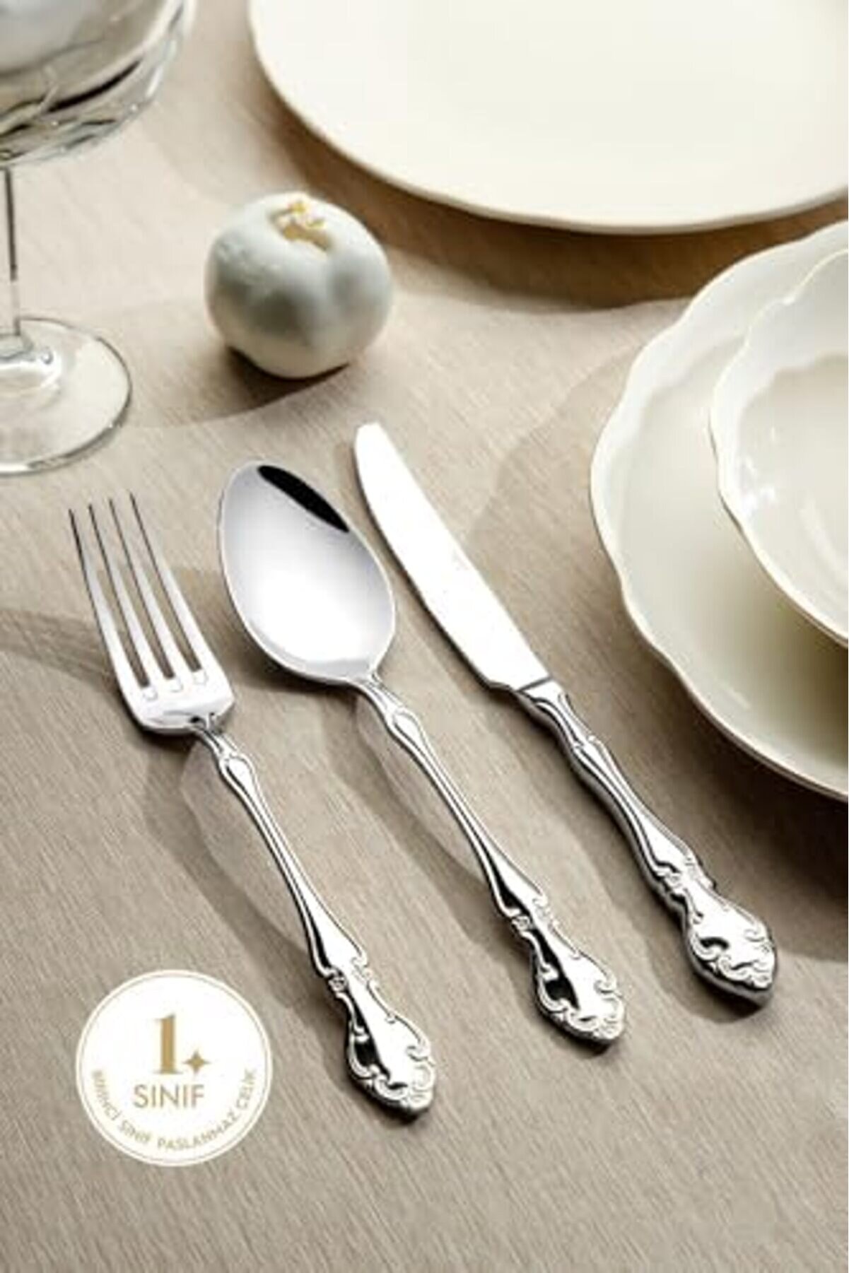 Adri̇ana Sade 12 Ki̇şi̇li̇k 84 Parça Kutulu Çatal Kaşık Bıçak Takımı 1014773