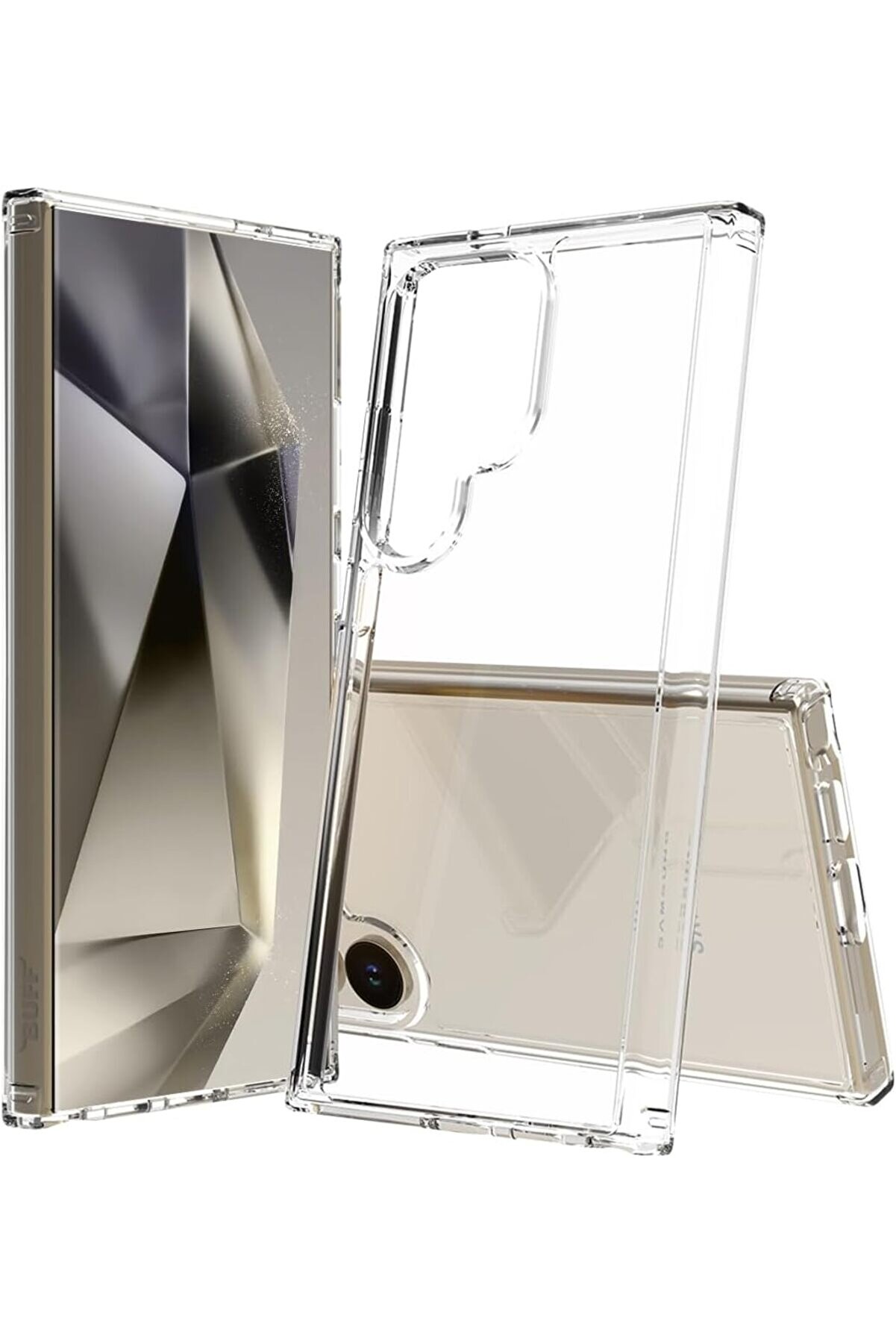 STOREMAX LABS S24 Ultra ile Uyumlu (6.8 İn&ccedil;) Air Darbe Emici TPU + PC Şeffaf Kılıf 1014773