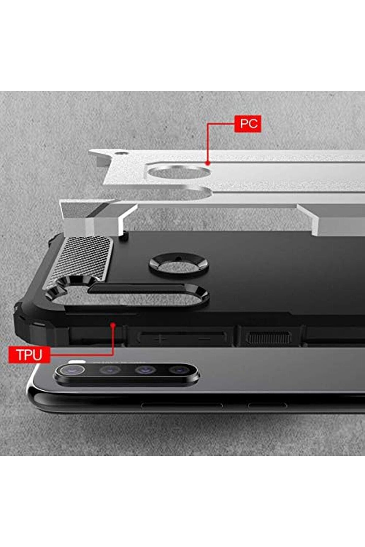 8T İçi̇n Kılıf Rugged Rose [ 8T İle Uyumlu Kılıf - Rose ] 1014773