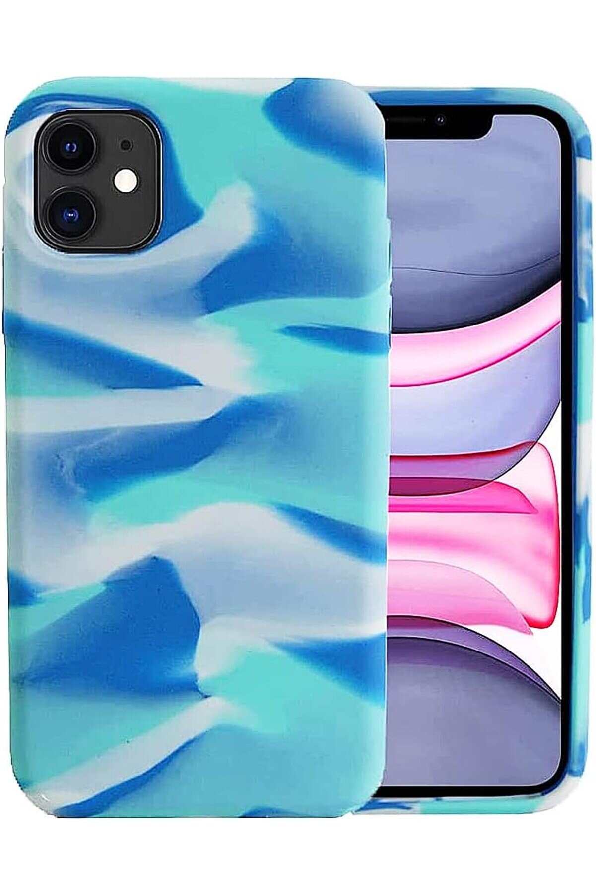 STOREMAX Renkli Desenli Kılıf 12 Pro Max İle Uyumlu Baskılı Kılıf Kadife İç Yüzey Leke Tutmaz Silinebilir Diz