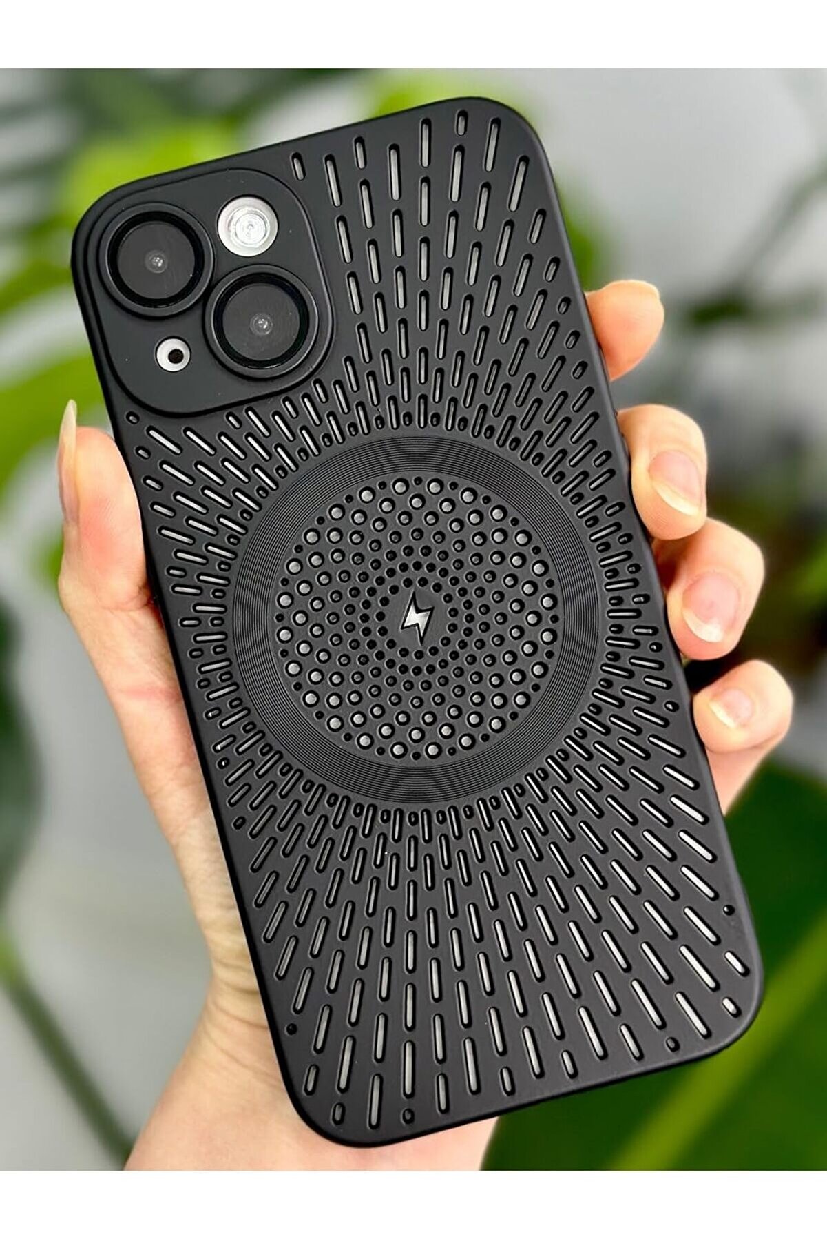 STOREMAX Aksesuar 14 - 15 ile Uyumlu Lensli Kablosuz Şarj Özellikli Renkli Kılıf 1014773