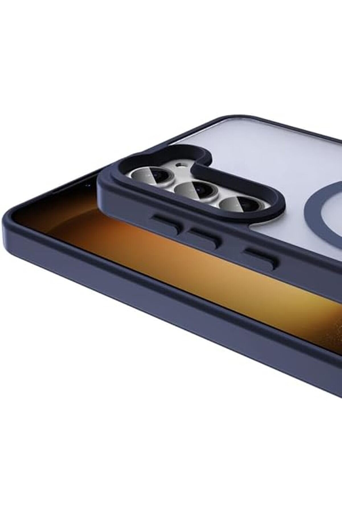 S24 Fe Kılıf Uyumlu Mat Arka Yüzey Si̇o Kapak Laci̇vert 1014773