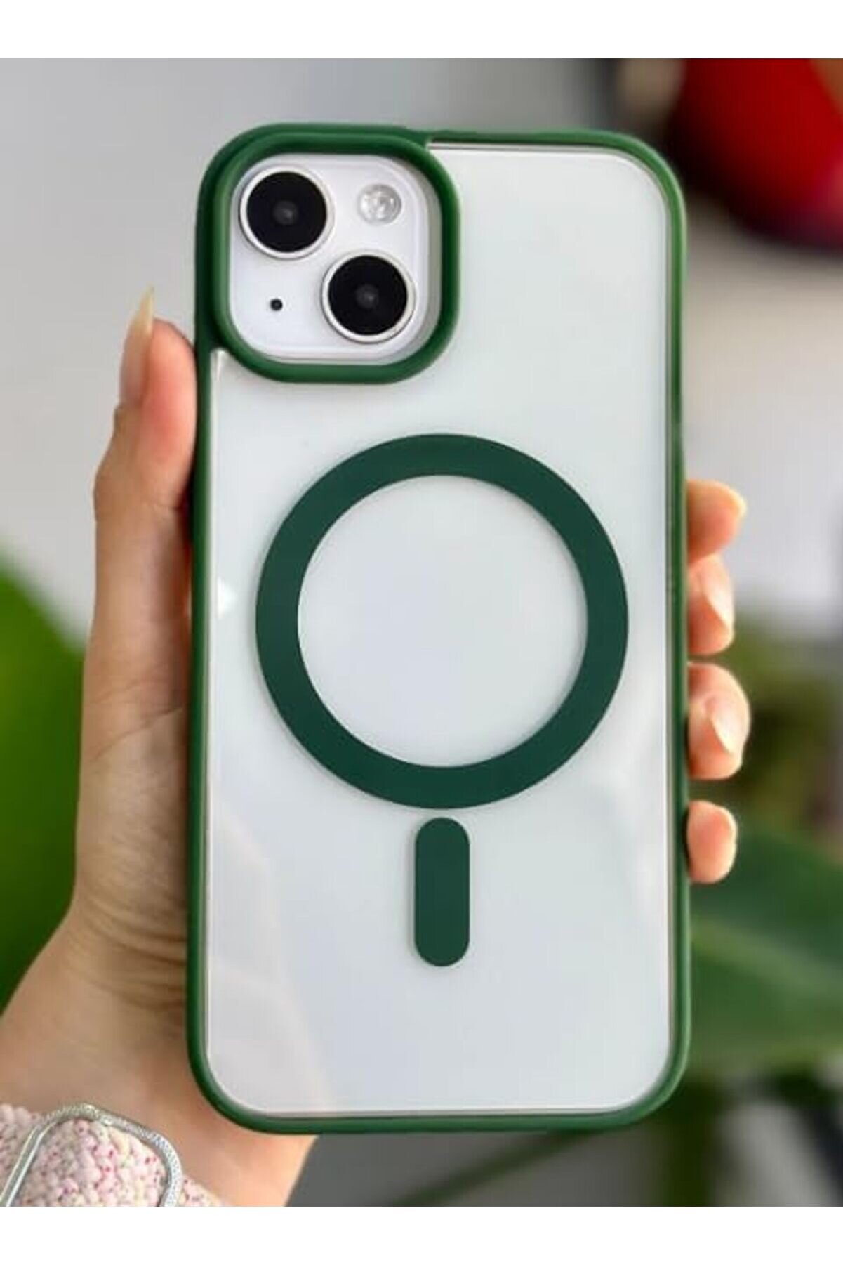 STOREMAX Aksesuar Iphone 13-14 VE 15 ile Uyumlu Kablosuz Şarj Özellikli Renkli Şeffaf Kılıf 1175713