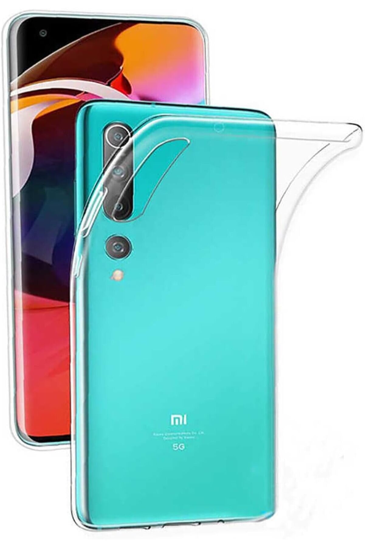 STOREMAX İletişim Mi 10 ile Uyumlu Kapak 1mm S&uuml;per Silikon Şeffaf Kılıf 1014773