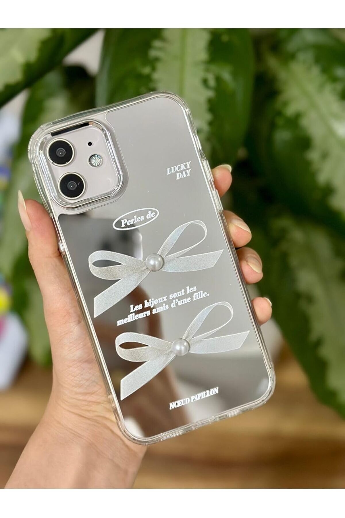 STOREMAX Aksesuar 12 Ve 12 Pro ile Uyumlu Aynalı Fiyonk Darbe Önleyici Kamera Korumalı Silikon Kılıf 1014773