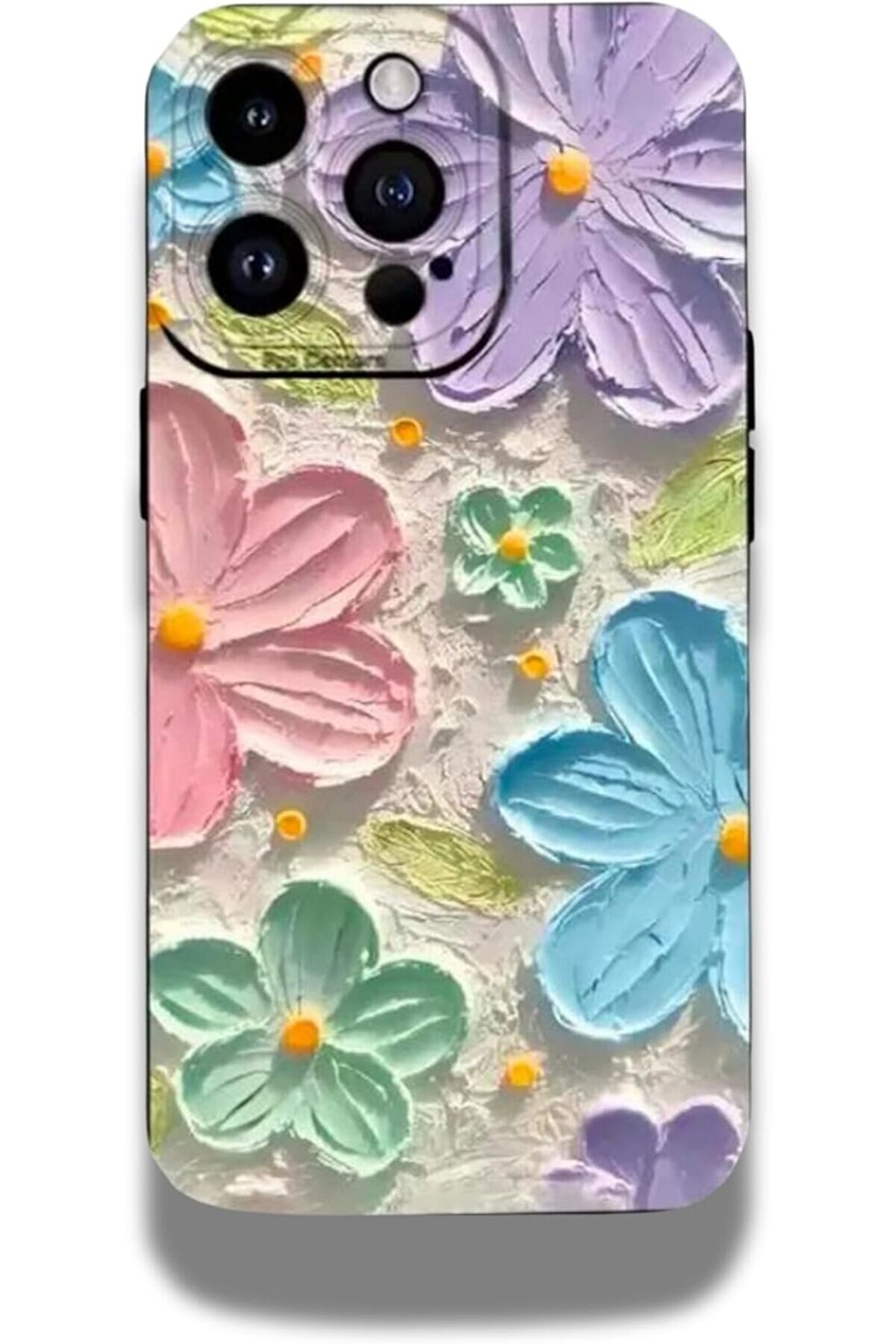 STOREMAX 11 Yağlıboya &Ccedil;i&ccedil;ek Deseni Telefon Kılıfı &ndash; Zarif ve Tasarım (11 florence) 1014773