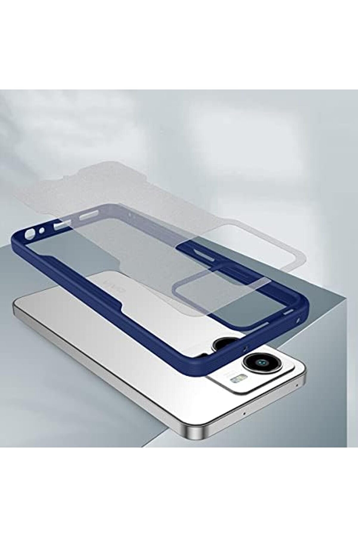 Y22S Kılıf Kamera Korumalı Arkası Mat Si̇li̇kon 1014773