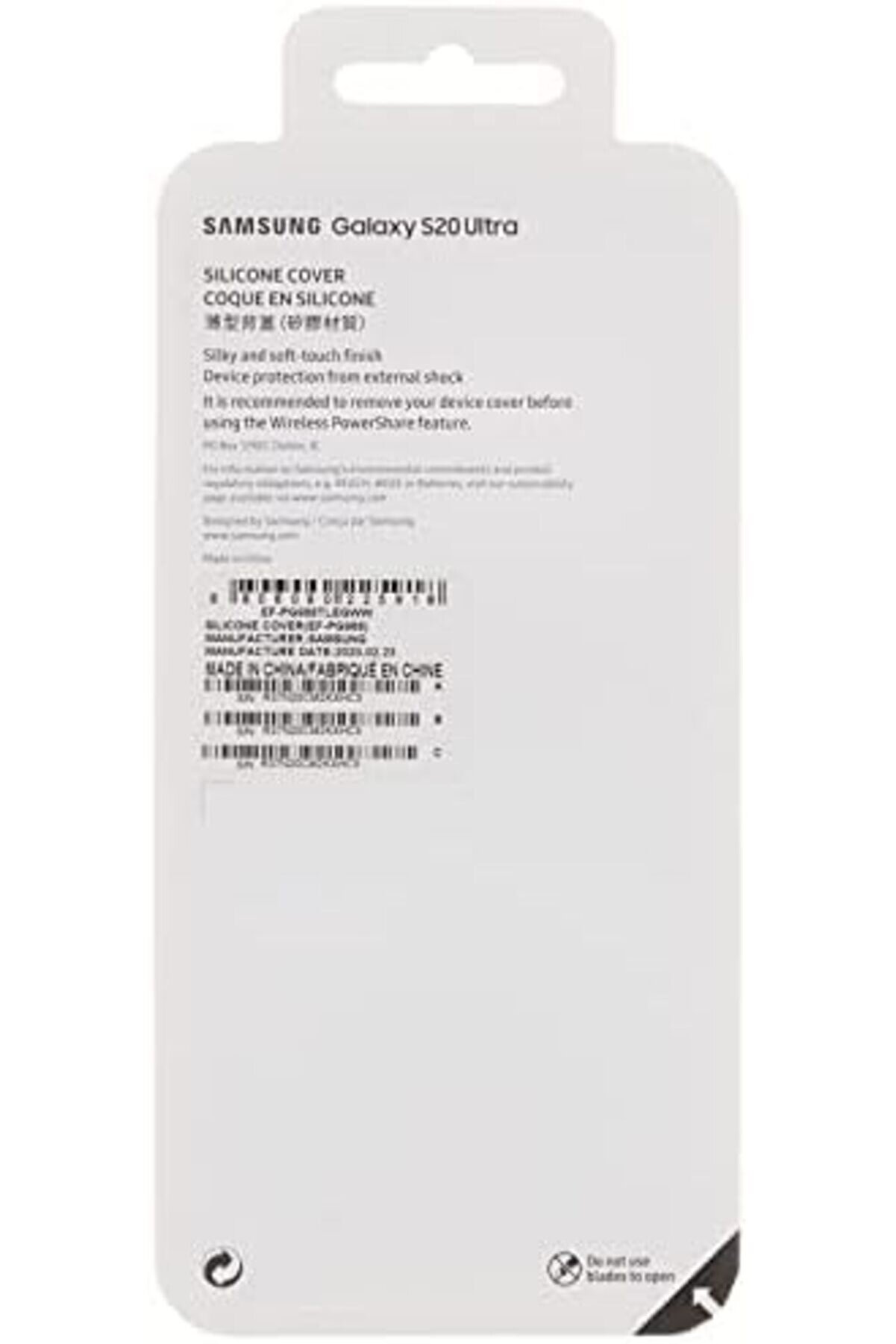 S20 Ultra Si̇li̇kon Cep Telefonu Kılıfı, Mavi̇ 1014773