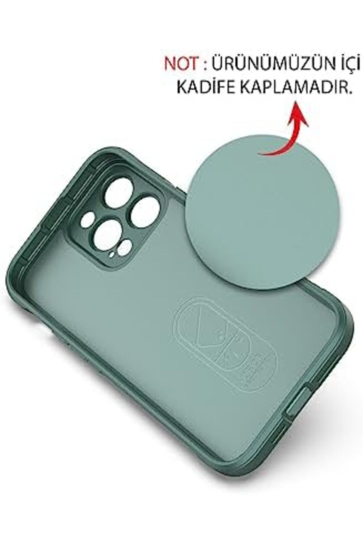 11 Kılıf - Boni̇c Parmak İzi̇ Bırakmayan, İ&ccedil;i̇ Kadi̇fe Yumuşak Sıvı Si̇li̇kon, Sert Kamera, Darbeye Karşı